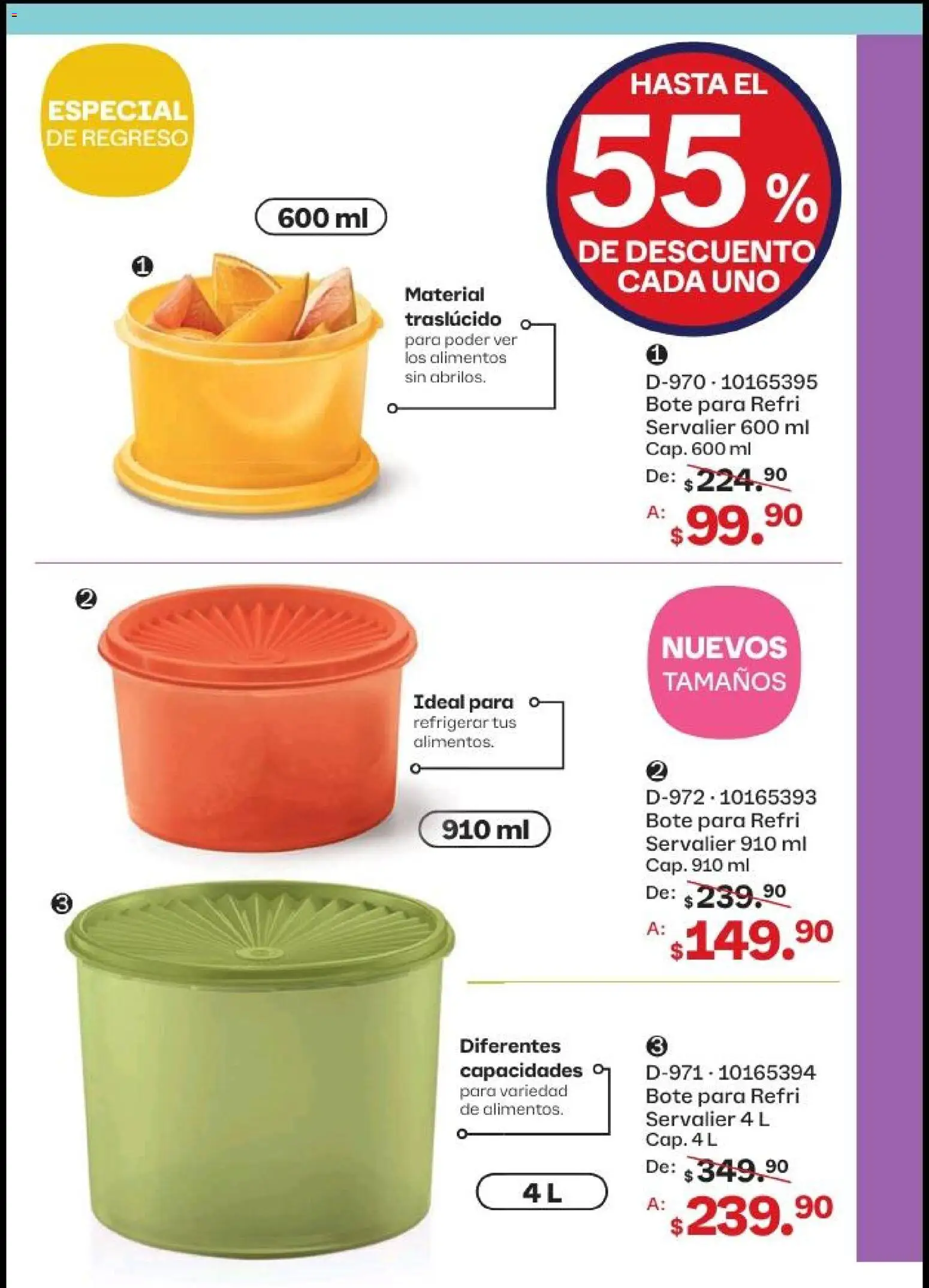 Nuevas ofertas de Tupperware válidas en toda la República Mexicana desde el 20.04.2026. ¡Encuentra las mejores ofertas en Tupperware catálogo! | Página: 5