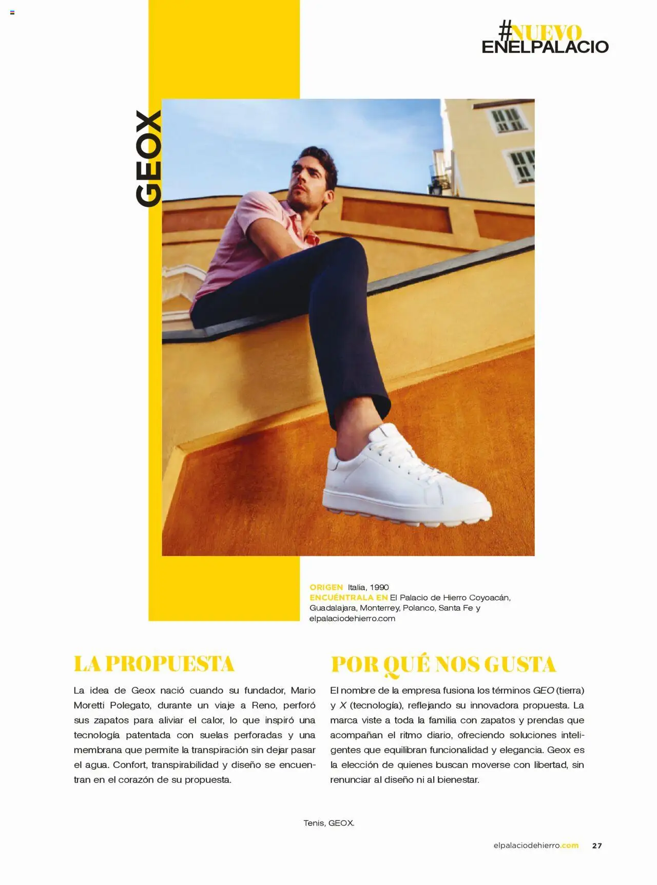 Nuevas ofertas de Palacio De Hierro válidas en toda la República Mexicana desde el 01.07.2025. ¡Encuentra las mejores ofertas en Palacio De Hierro catálogo! | Página: 33 | Productos: Zapatos, Membrana