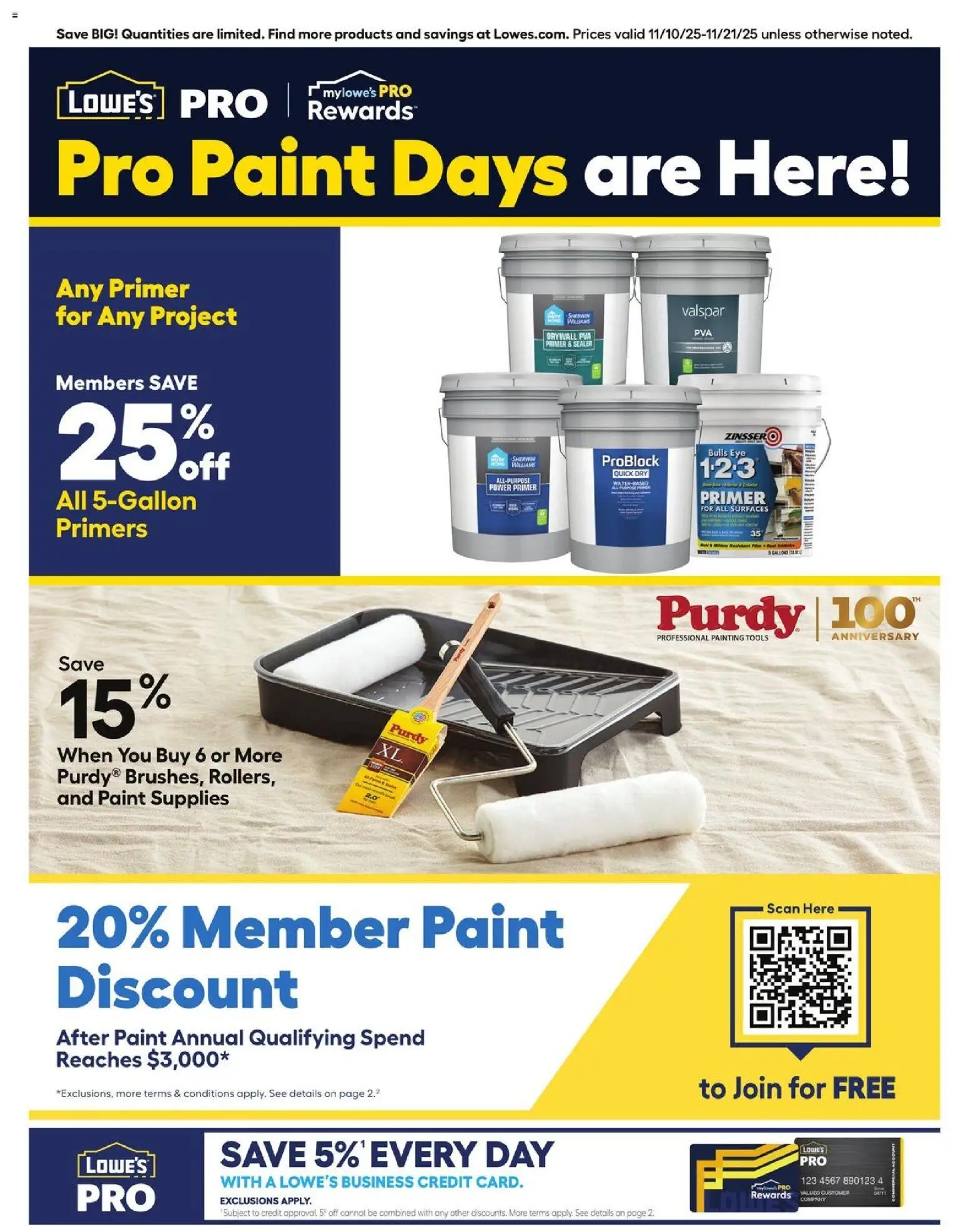 Lowe's Ad - valid from 10.11.2025 | Page: 1