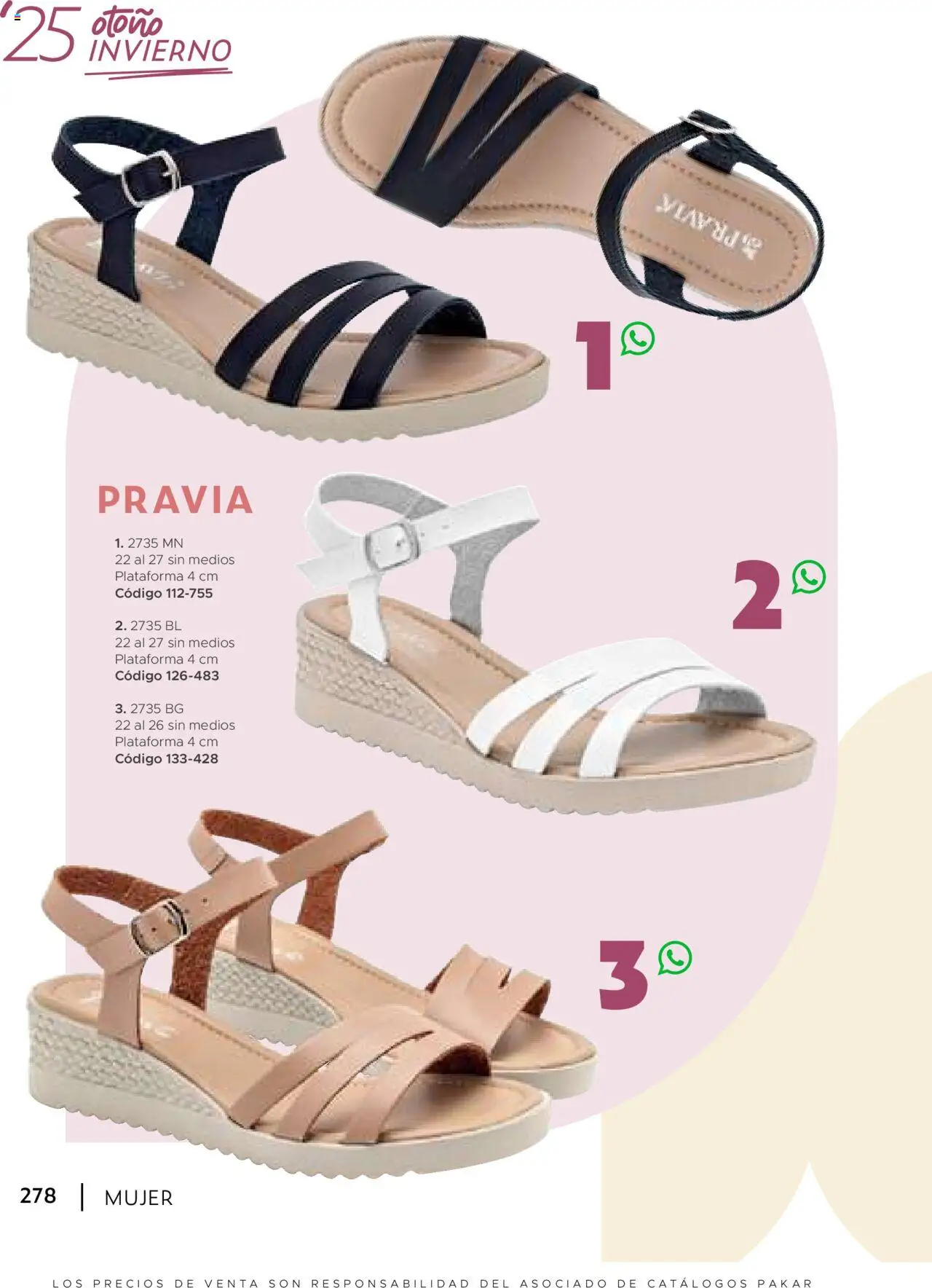 Nuevas ofertas de SC Pakar válidas en toda la República Mexicana desde el 24.07.2025. ¡Encuentra las mejores ofertas en SC Pakar Catálogo Mujer otoño / invierno! | Página: 278