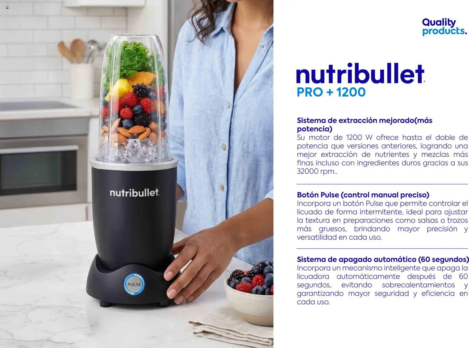 Catálogo Quality Products válido desde 01.04.2026 | Página: 12 | Productos: Licuadora