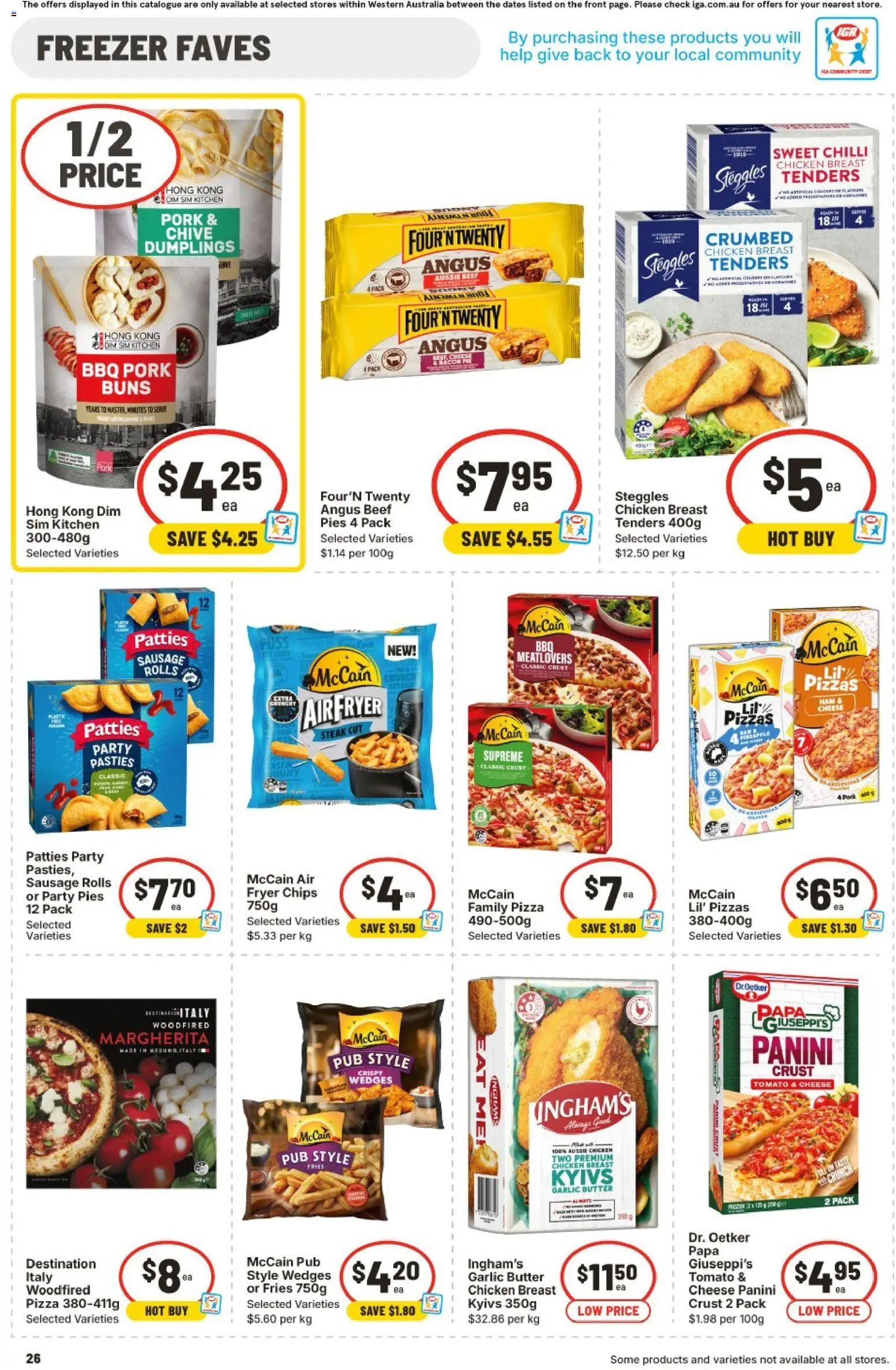 IGA catalogue - valid from 11.03.2026 | Page: 26 | Products: Cheese, Pork, Chips, Garlic