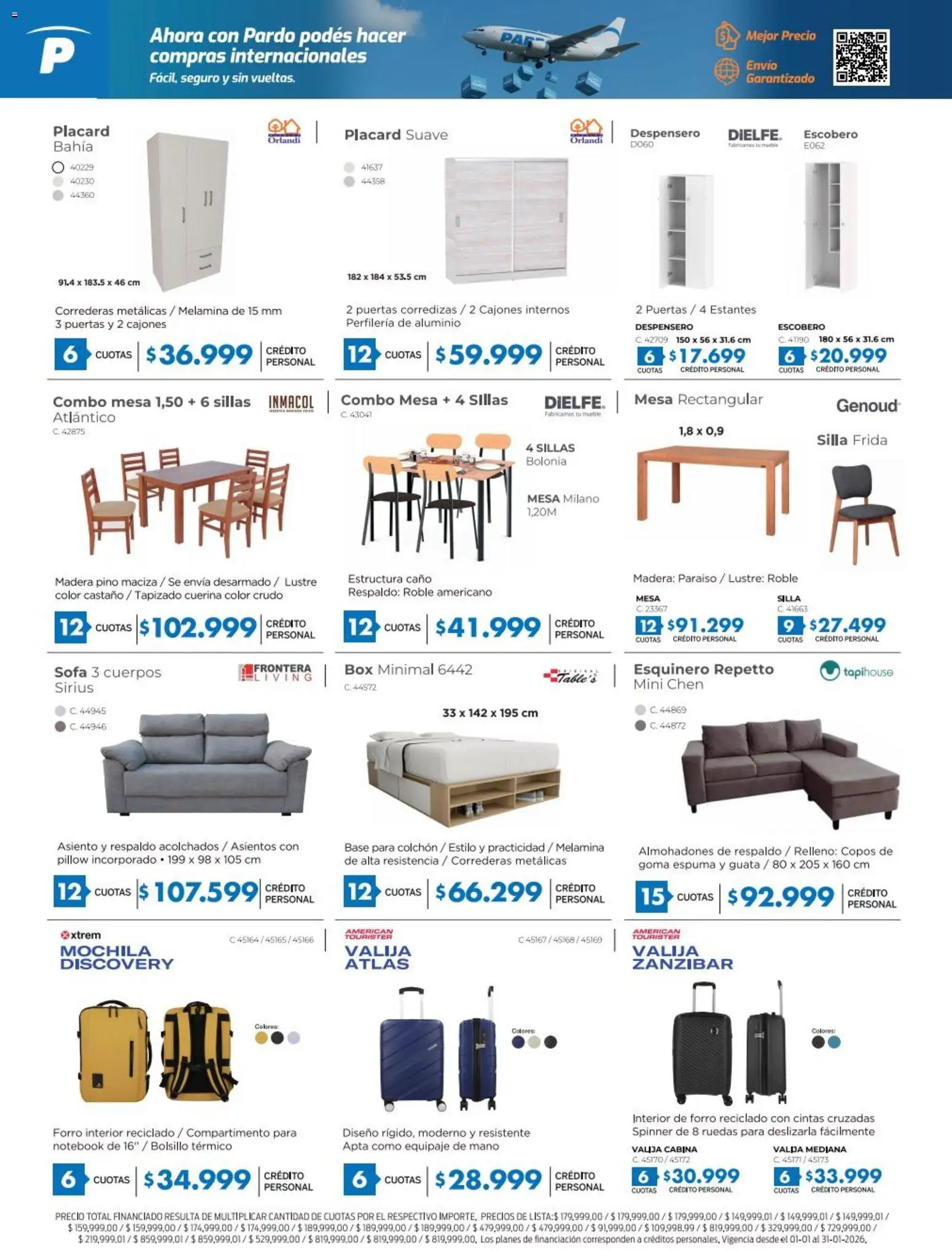 Pardo catálogo │ válido desde el 06.01.2026 | Página: 4 | Productos: Placard, Valija, Espuma, Notebook