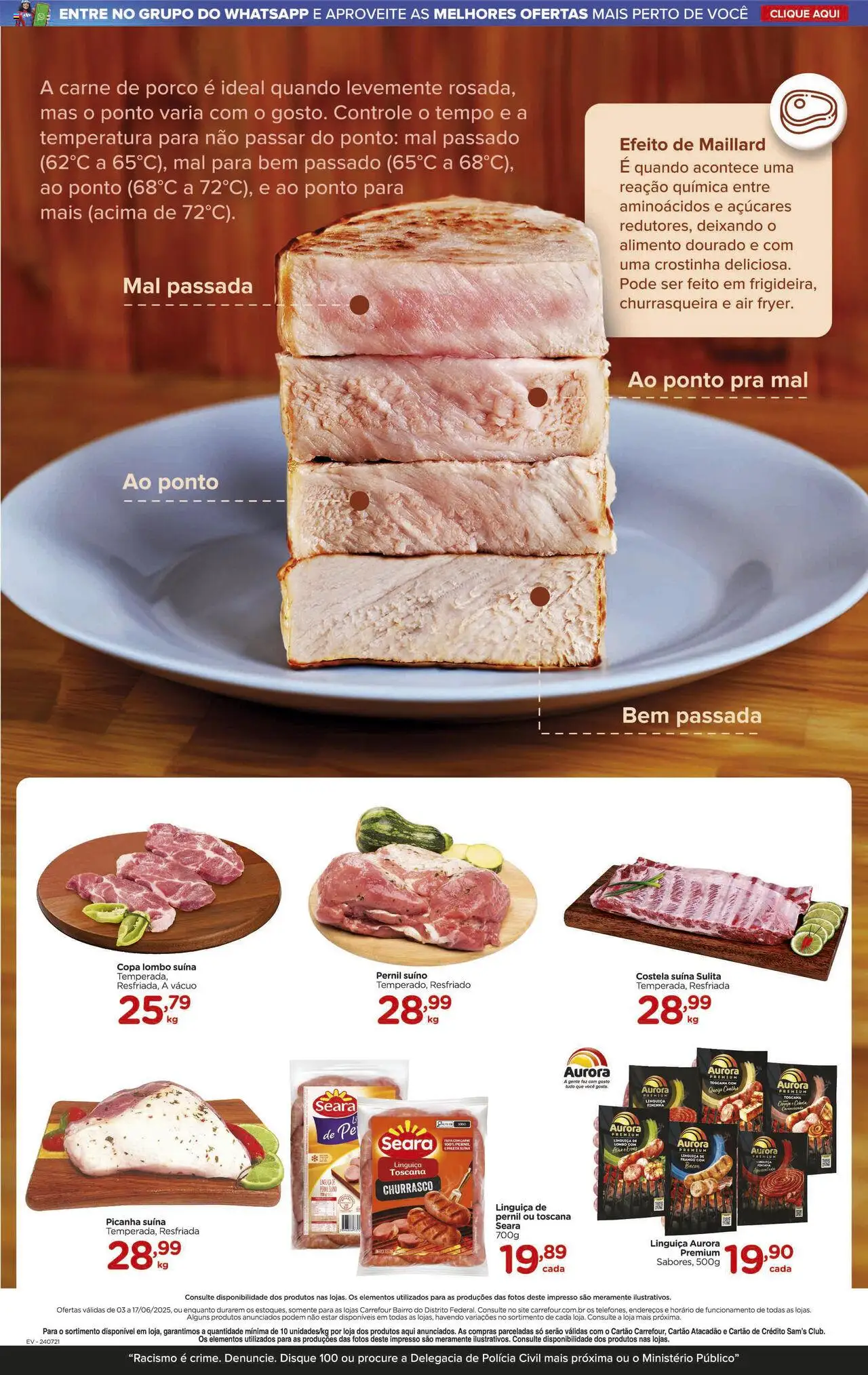 Carrefour Bairro Folheto - válido de 03.06.2025 | Página: 5 | Produtos: Linguiça, Pernil, Carne, Churrasqueira