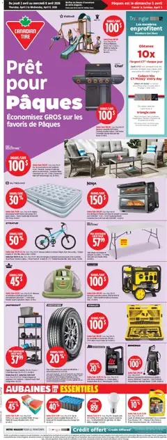 Preview of Canadian Tire circulaire from shop Canadian Tire valid from 02.04.2026