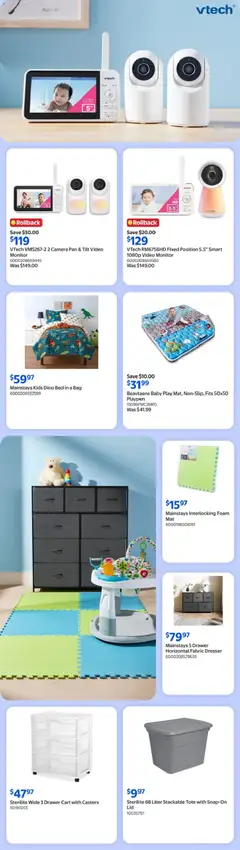 Preview of Walmart flyer - Save big on everything little from shop Walmart valid from 16.04.2026 | Page: 3 | Products: Monitor, Video, Camera, Bag