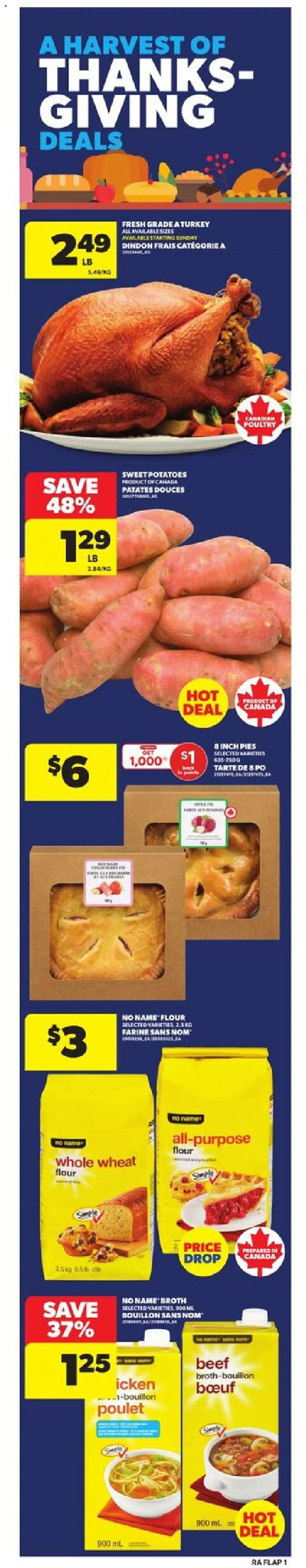 Atlantic Superstore flyer valid from 02.10.2025 | Page: 1 | Products: Beef, Turkey