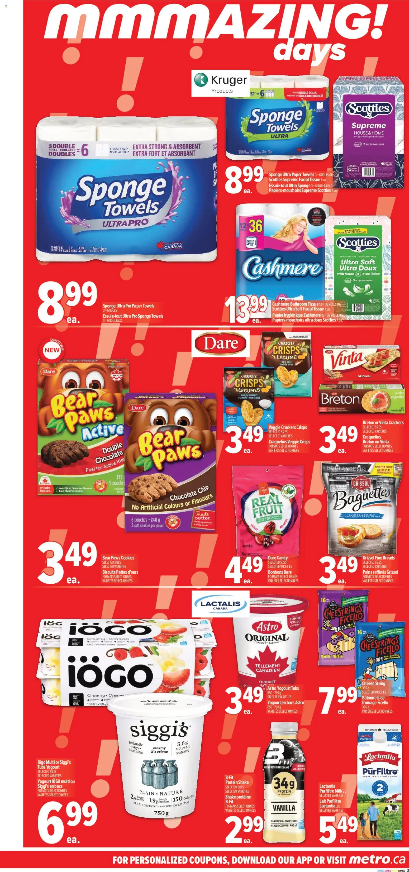 Metro flyer valid from 15.01.2026 | Page: 5 | Products: Cookies, Sponge, Milk, Cheese