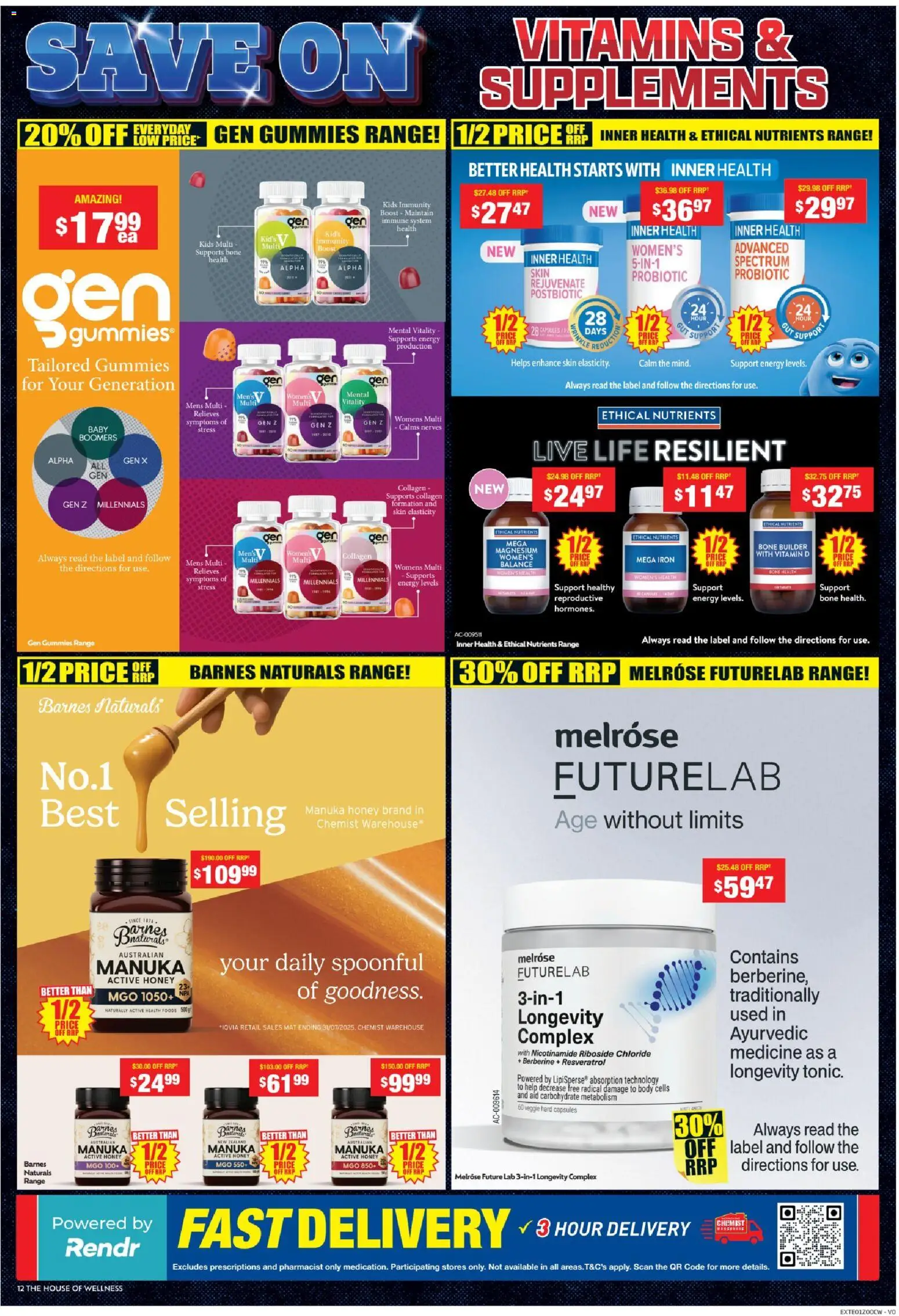 Chemist Warehouse catalogue - valid from 25.12.2025 | Page: 12 | Products: Honey, Collagen, Iron, Vitamin
