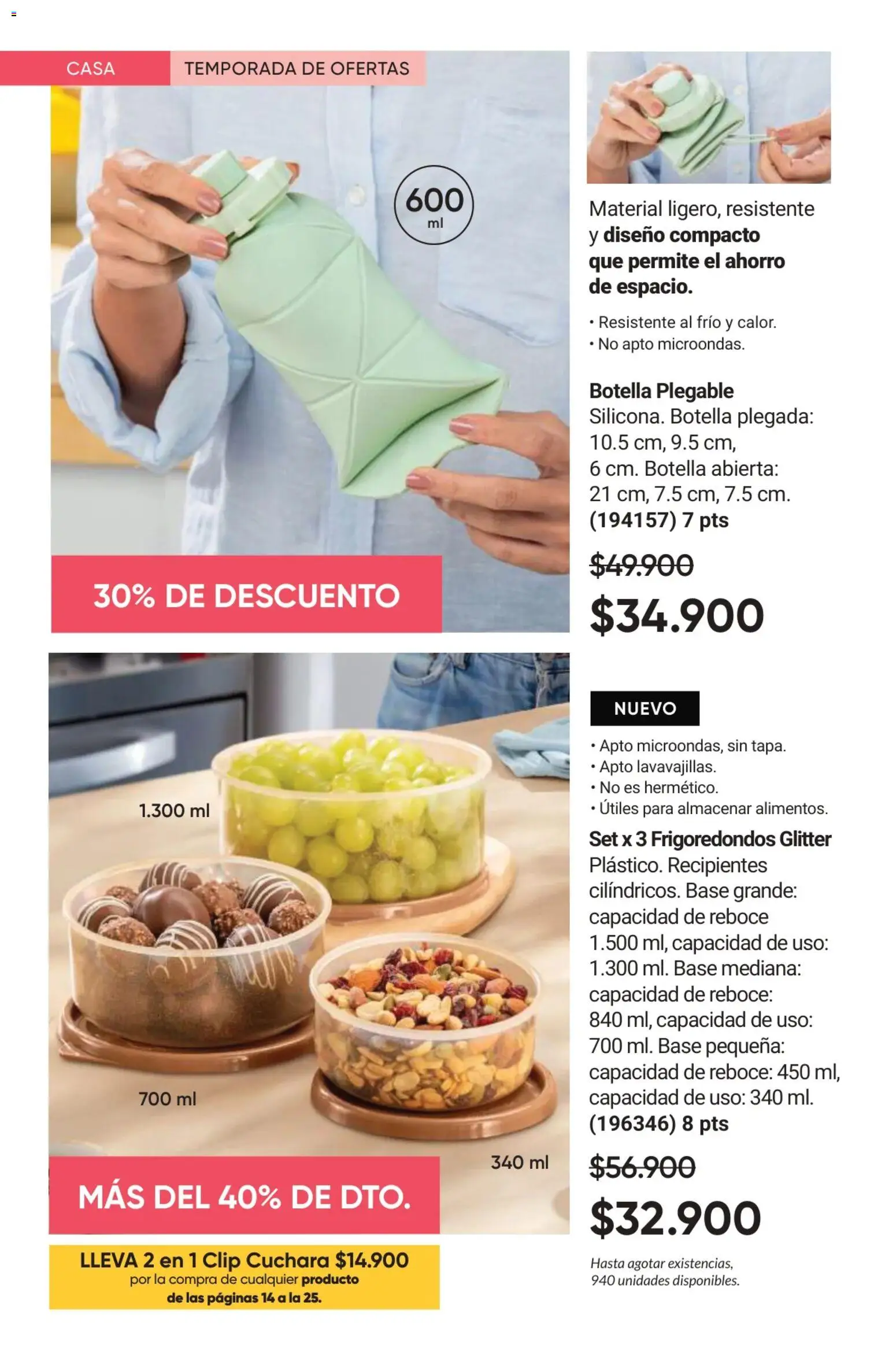 Avon revista - valida desde el 01.02.2026 | Página: 20 | Productos: Glitter, Botella, Cuchara