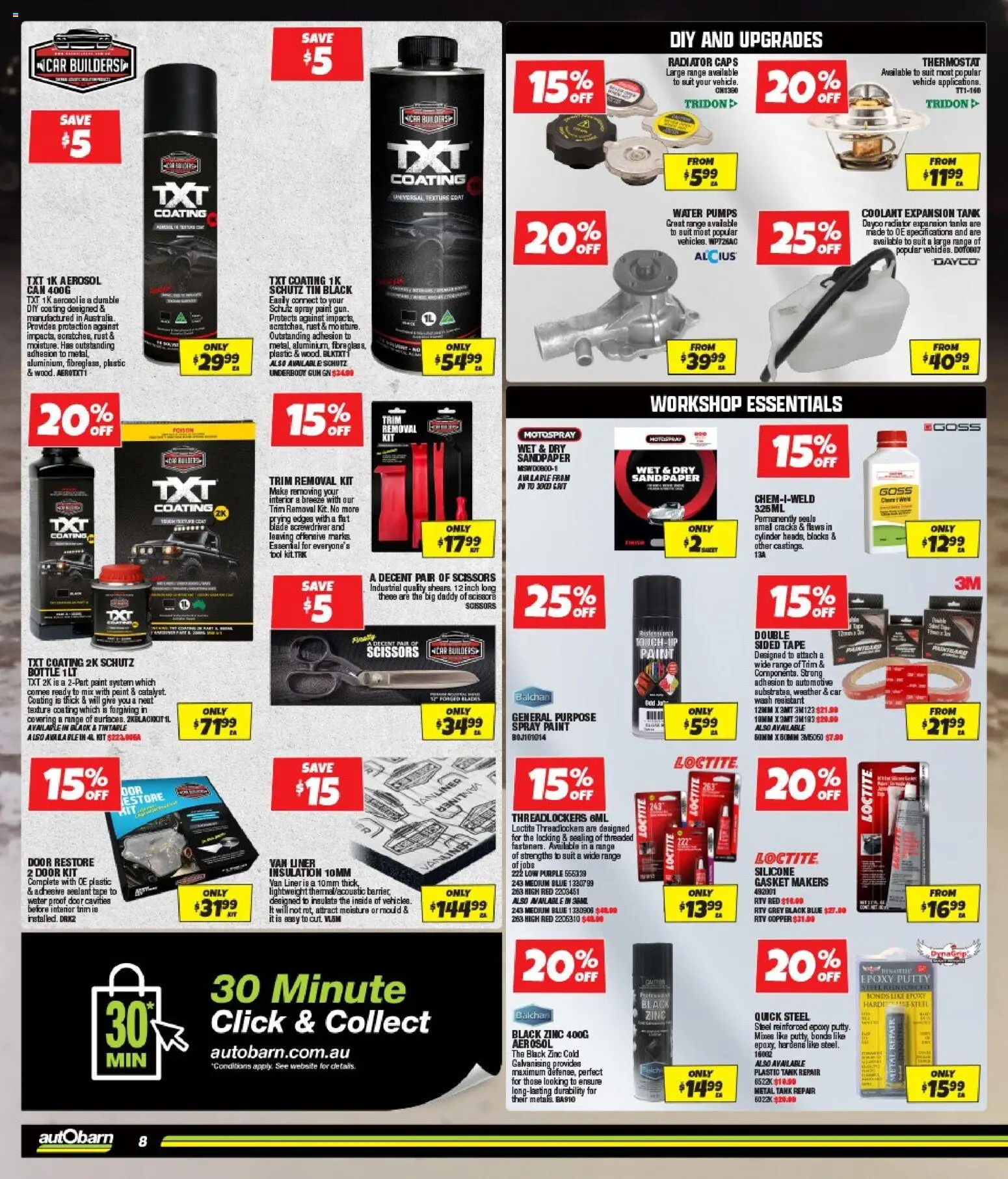 Autobarn catalogue - valid from 11.02.2026 | Page: 8 | Products: Door, Scissors, Pumps, Coat