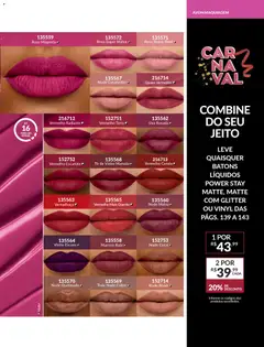 Avon - Campanha 03 - Pré-Visualização do folheto da loja Avon, válido de 15.01.2026 | Página: 139 | Produtos: Maquiagem, Blush, Vinho, Canela