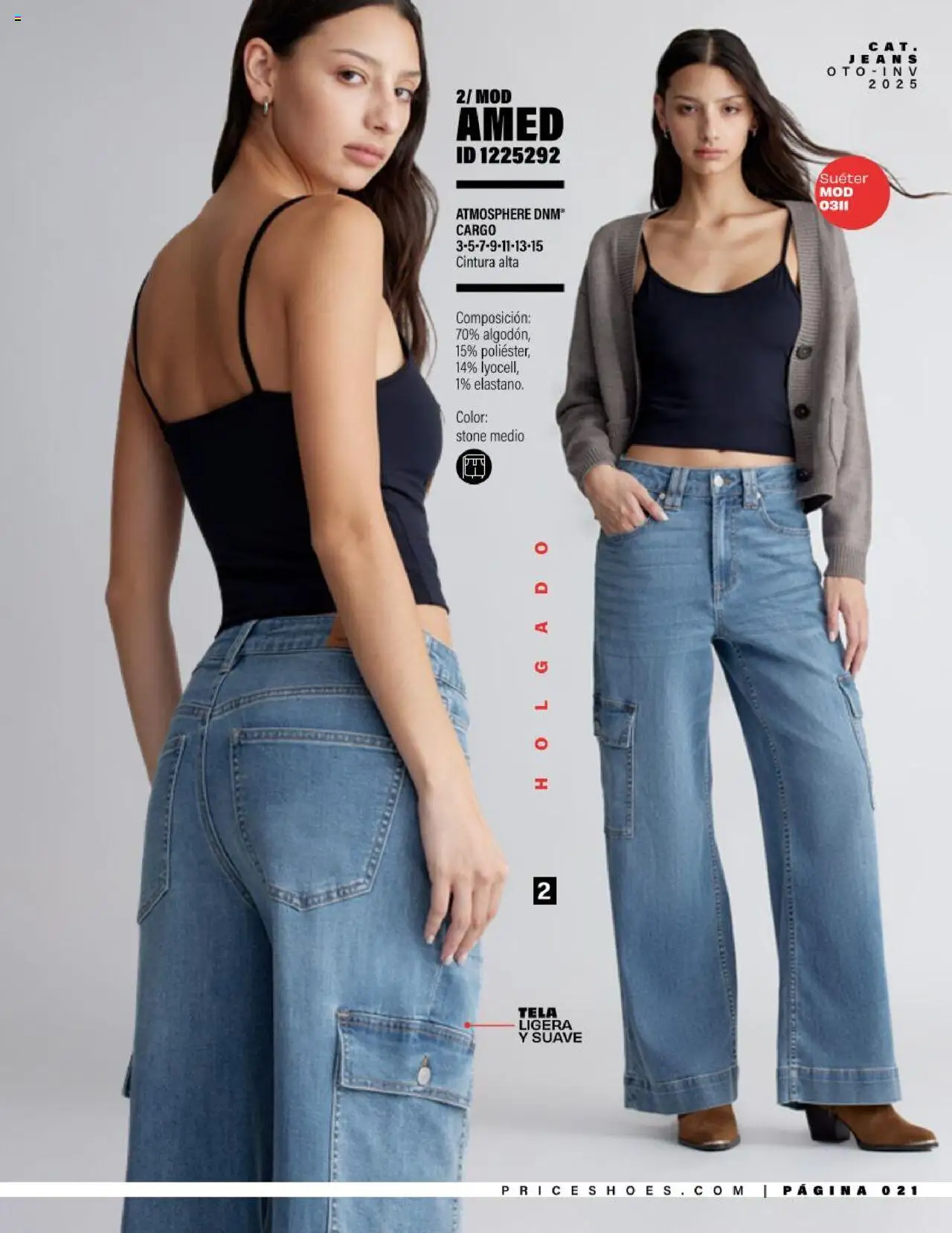 Nuevas ofertas de Price Shoes válidas en toda la República Mexicana desde el 05.08.2025. ¡Encuentra las mejores ofertas en Price Shoes - Catálogo Jeans ! | Página: 21 | Productos: Suéter