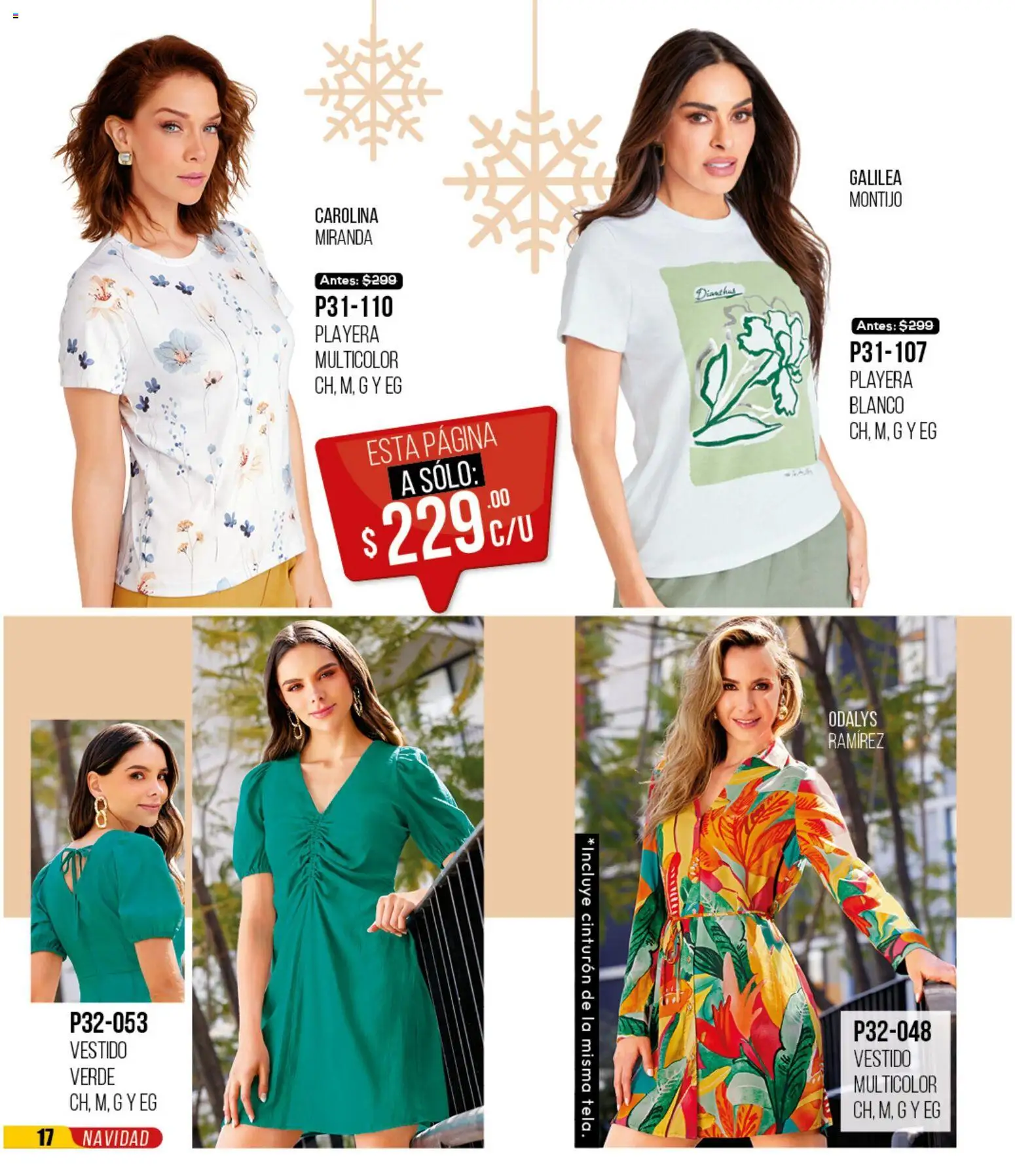 Nuevas ofertas de Cklass válidas en toda la República Mexicana desde el 30.11.2025. ¡Encuentra las mejores ofertas en Cklass catálogo Rebajas Navideñas Ropa! | Página: 18 | Productos: Cinturón, Vestido, Playera