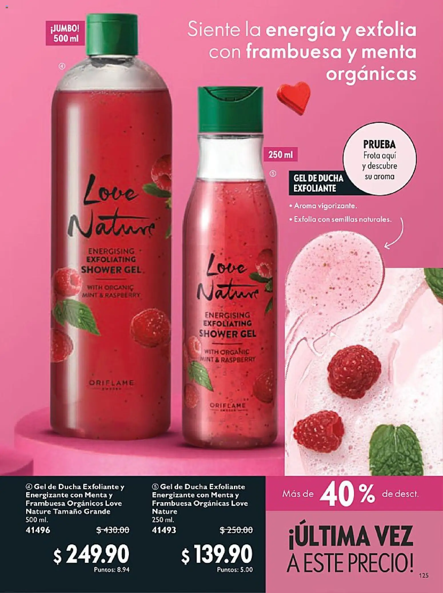 Nuevas ofertas de Oriflame válidas en toda la República Mexicana desde el 24.01.2026. ¡Encuentra las mejores ofertas en Oriflame campaña 2 2026! | Página: 125 | Productos: Semillas, Gel de ducha