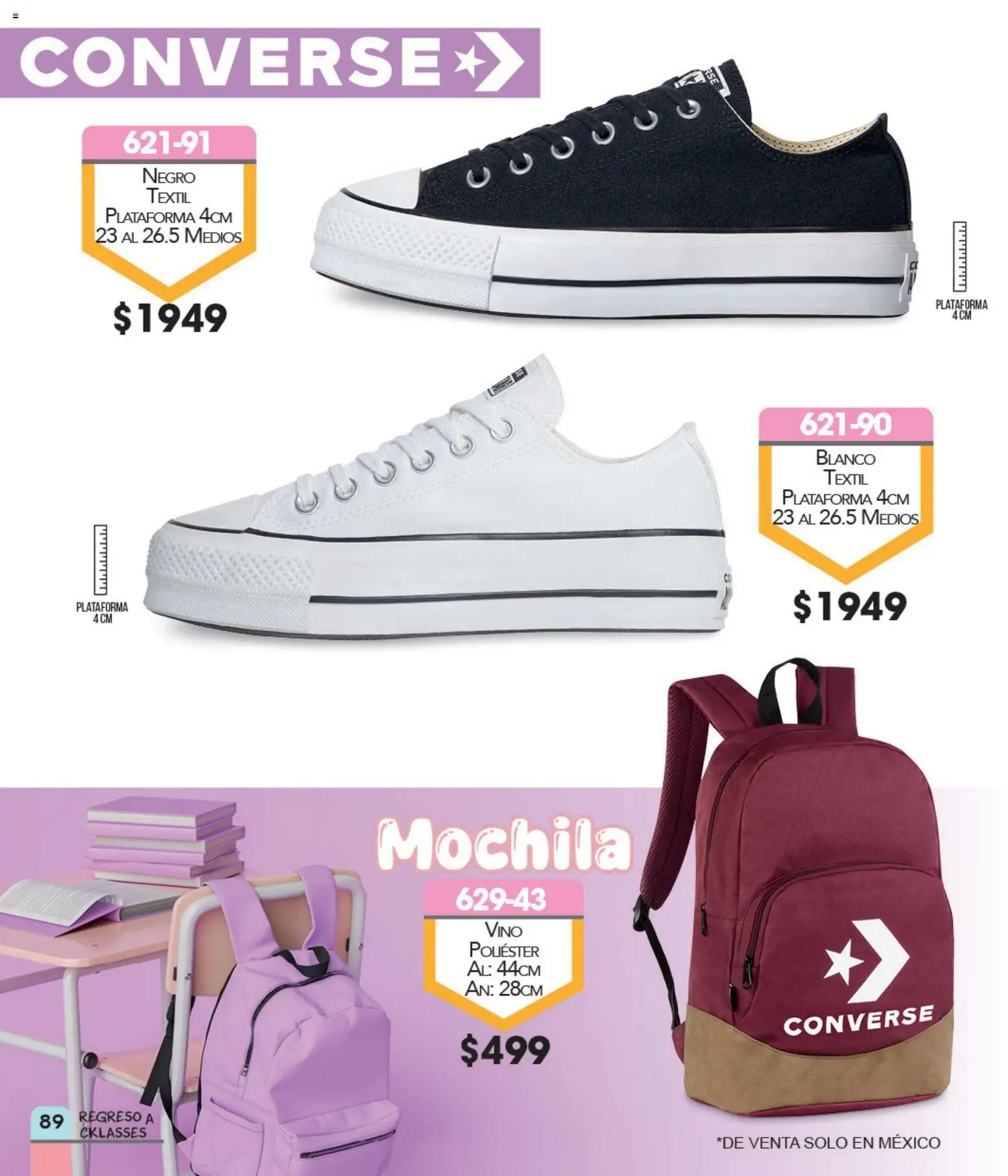 Nuevas ofertas de Cklass válidas en toda la República Mexicana desde el 06.01.2026. ¡Encuentra las mejores ofertas en Cklass catálogo Regreso a clases 2026! | Página: 90 | Productos: Mochila