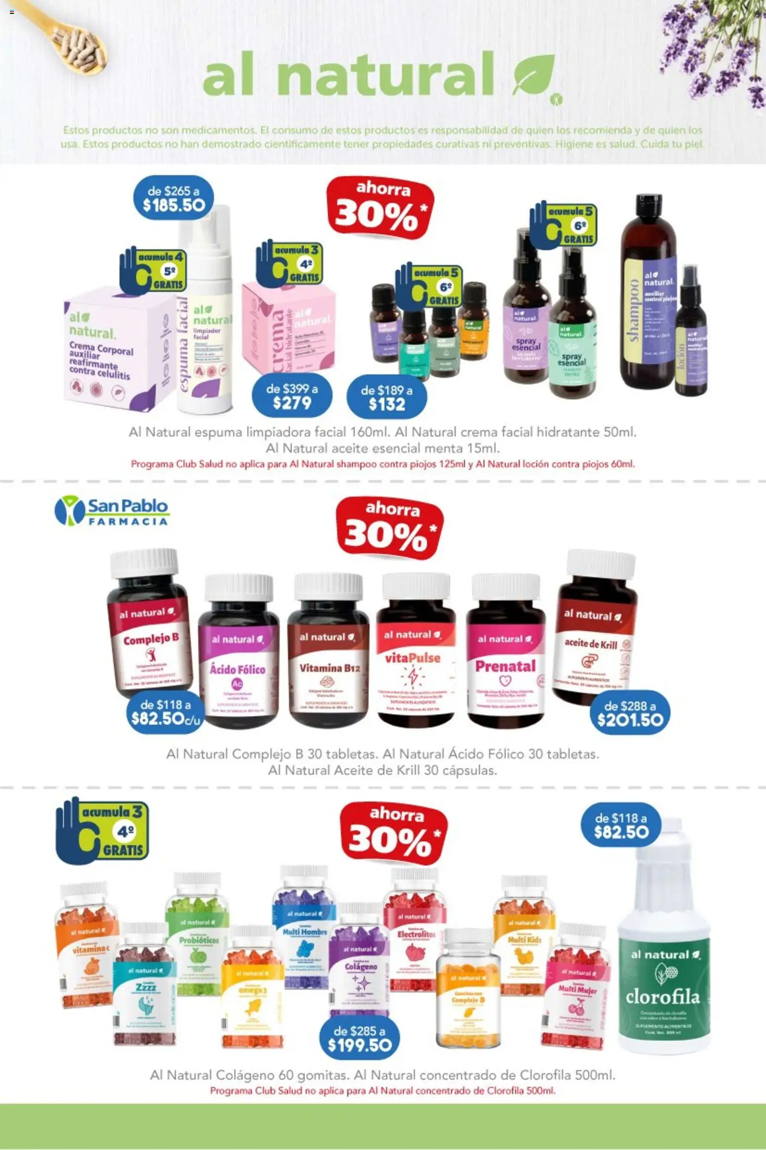 Nuevas ofertas de Farmacia San Pablo válidas en toda la República Mexicana desde el 18.11.2025. ¡Encuentra las mejores ofertas en Farmacia San Pablo catálogo! | Página: 13 | Productos: Aceite, Loción, Espuma, Limpiador