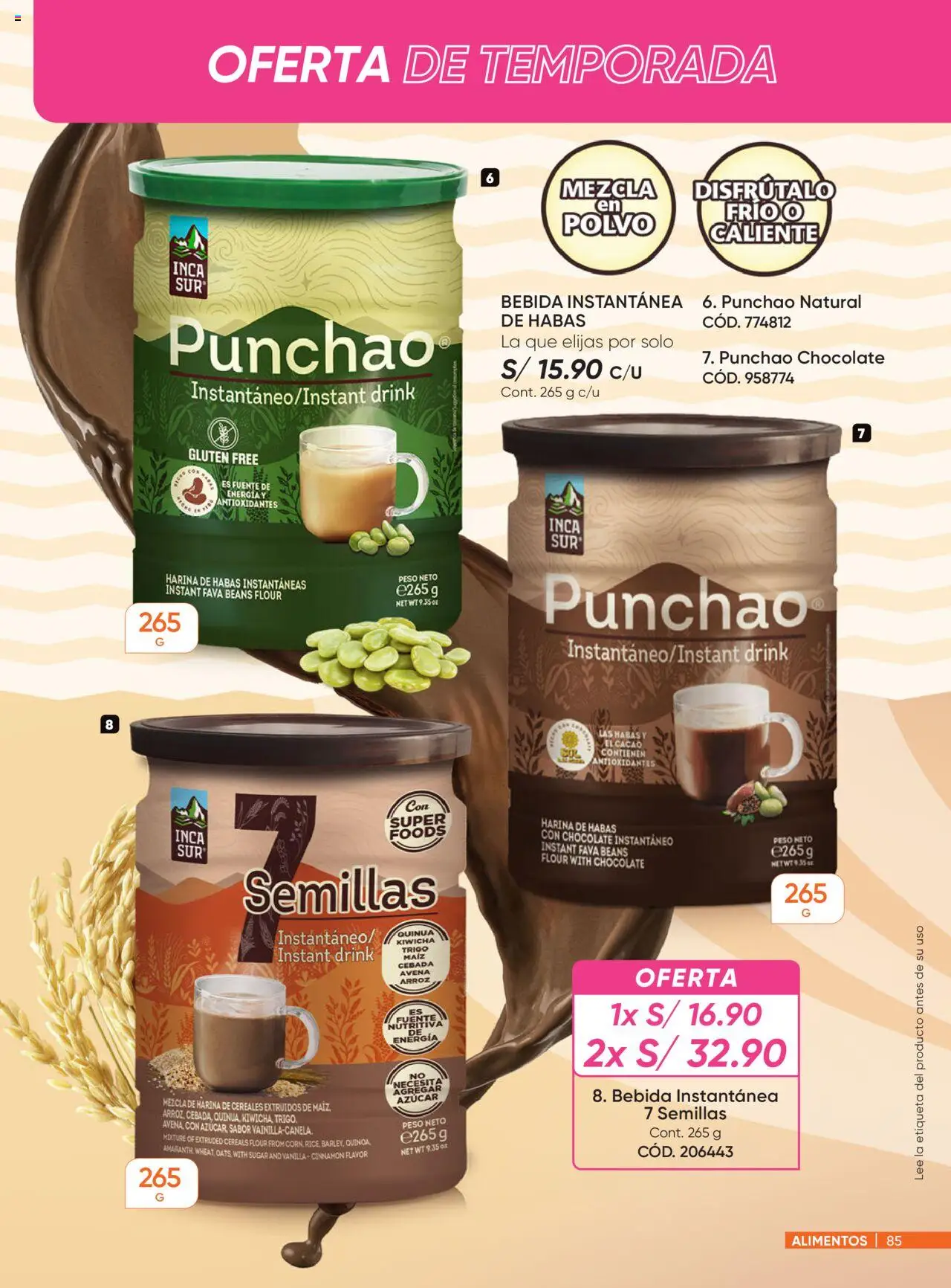 Catálogo Azzorti válido desde 29.09.2025 | Página: 85 | Productos: Chocolate, Cereales, Avena, Polvo