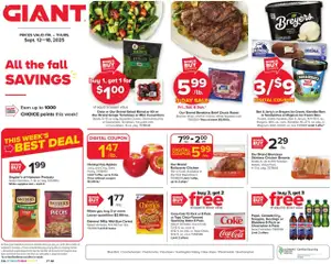 Preview of Giant weekly ads valid from 12.09.2025