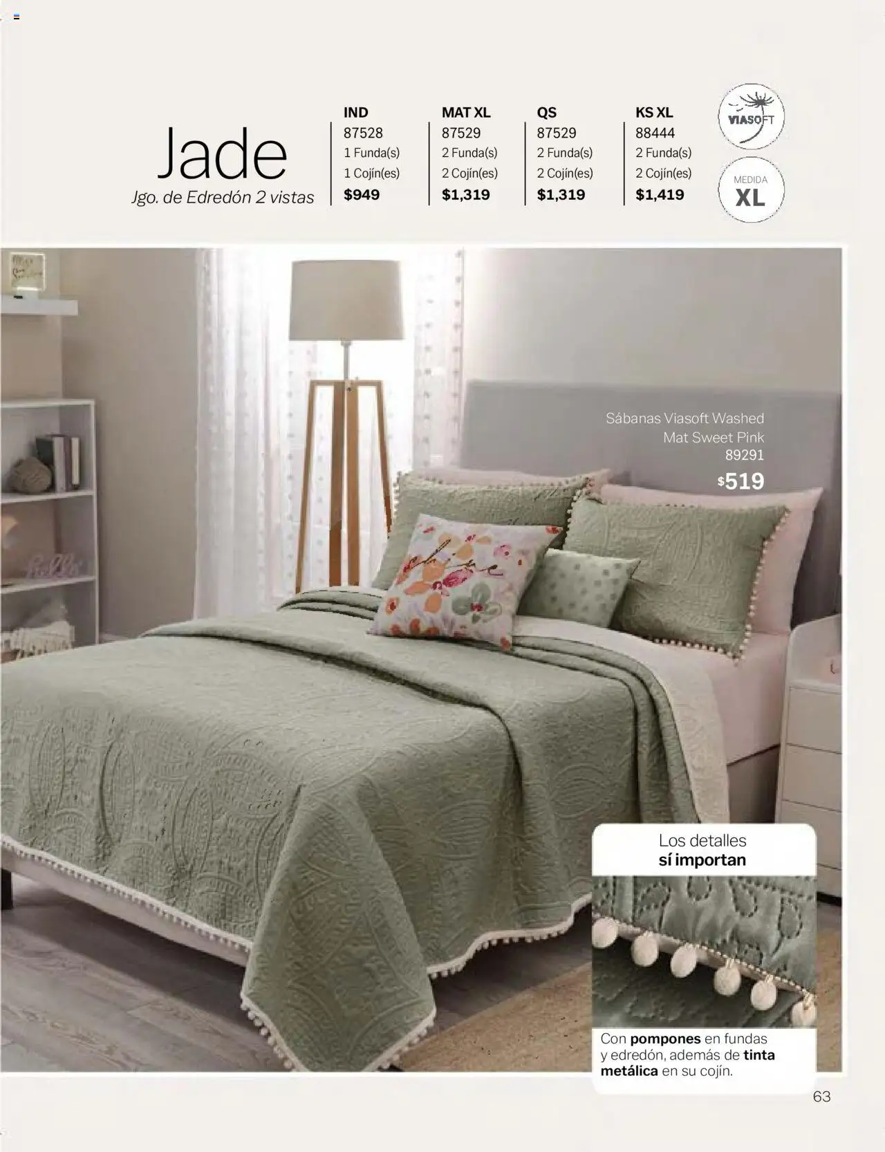 Nuevas ofertas de Vianney válidas en toda la República Mexicana desde el 24.01.2025. ¡Encuentra las mejores ofertas en Vianney catálogo Chavos! | Página: 65 | Productos: Sabanas