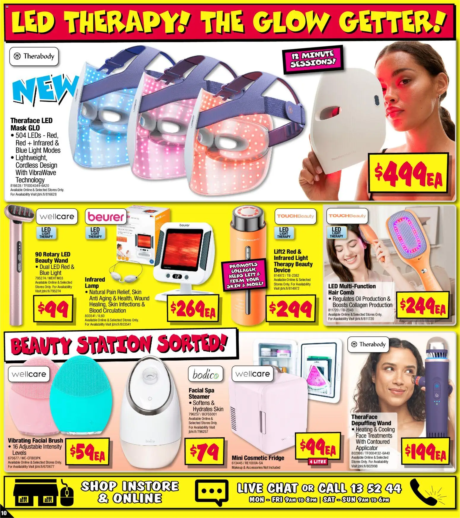 JB Hi-Fi catalogue - valid from 23.10.2025 | Page: 10 | Products: Lamp, Brush, Collagen, Fridge