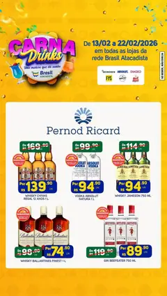 Brasil Atacadista - Ofertas Carna Drinks - Pré-Visualização do folheto da loja Brasil Atacadista, válido de 13.02.2026 | Página: 2