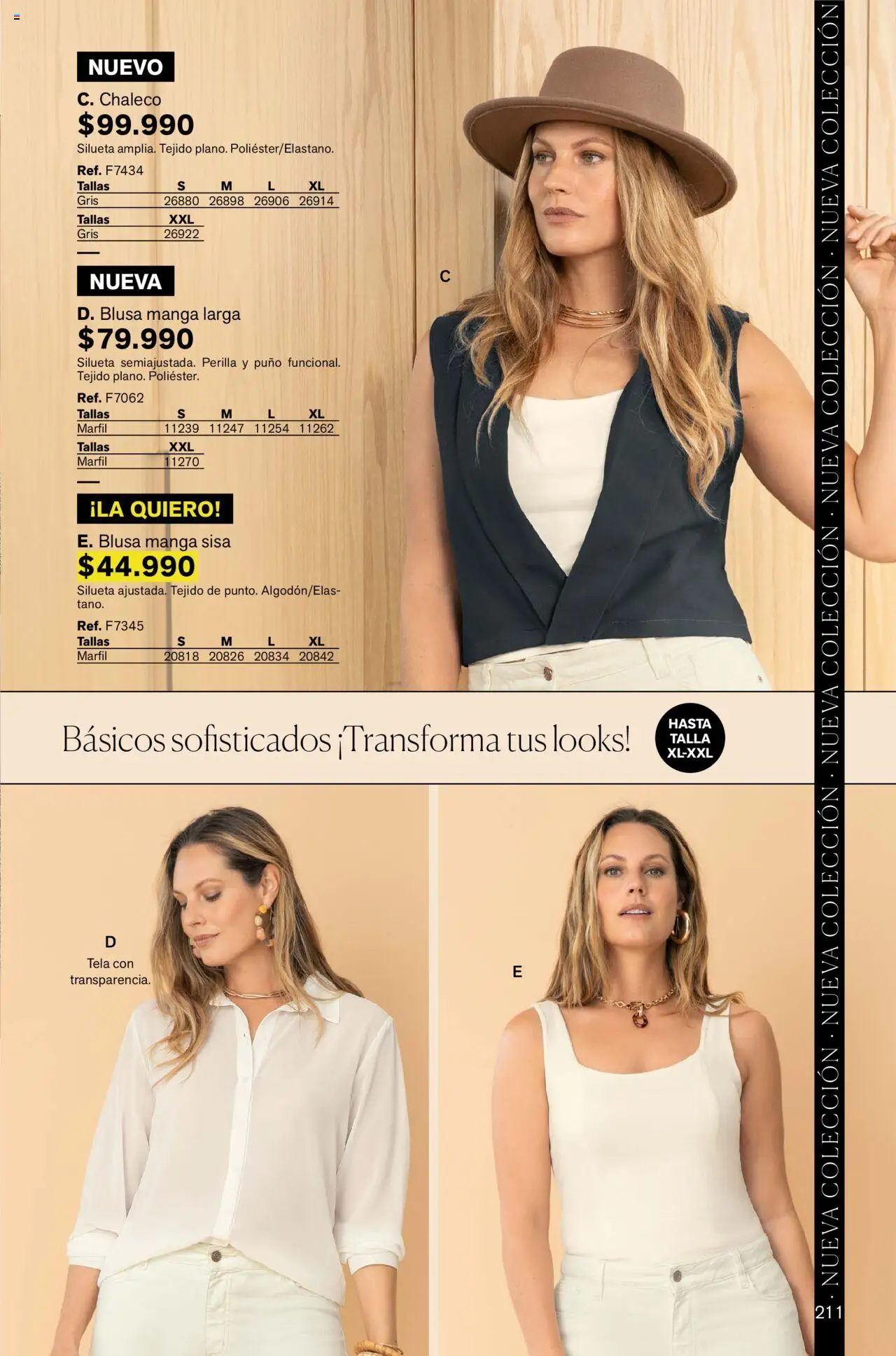 Leonisa revista - valida desde el 04.08.2025 | Página: 211 | Productos: Blusa, Chaleco
