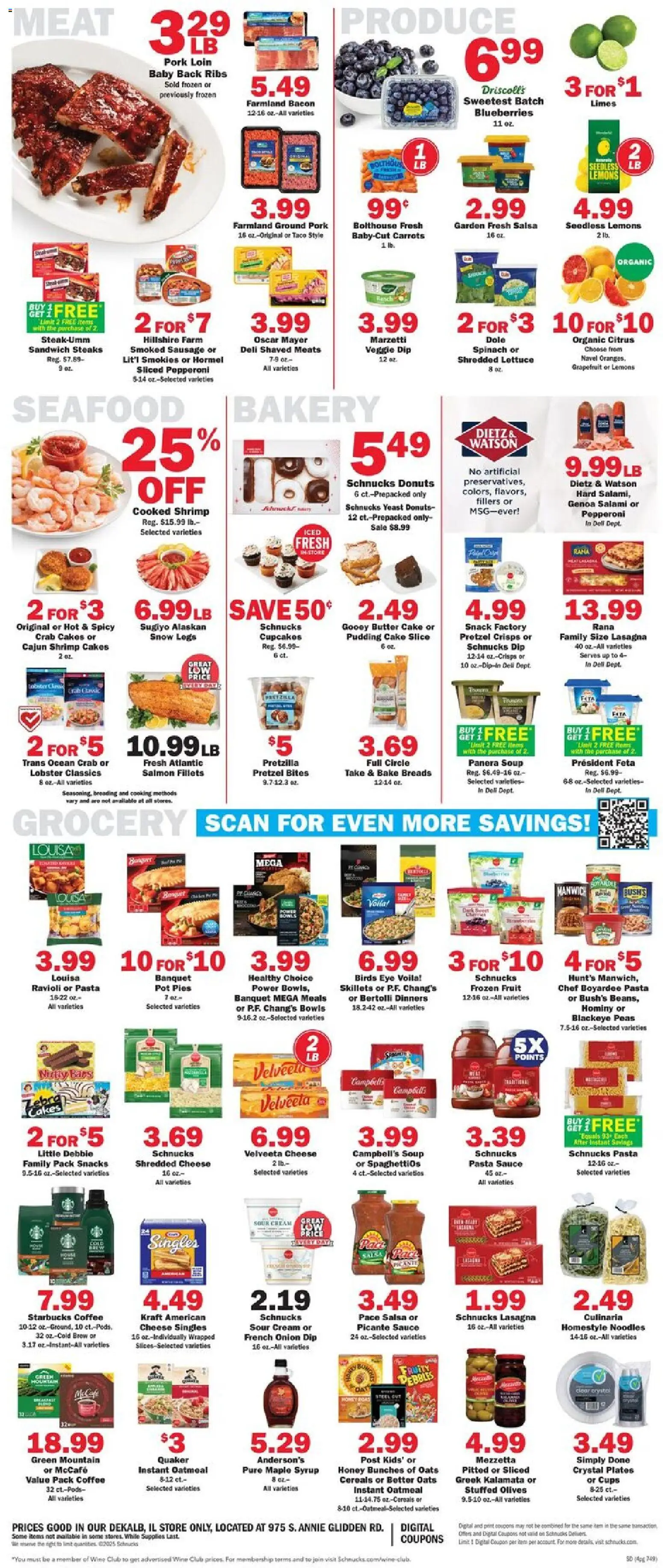Schnucks Weekly Print Ad - IL - valid from 26.12.2025 | Page: 4 | Products: Lettuce, Salami, Wine, Blueberries