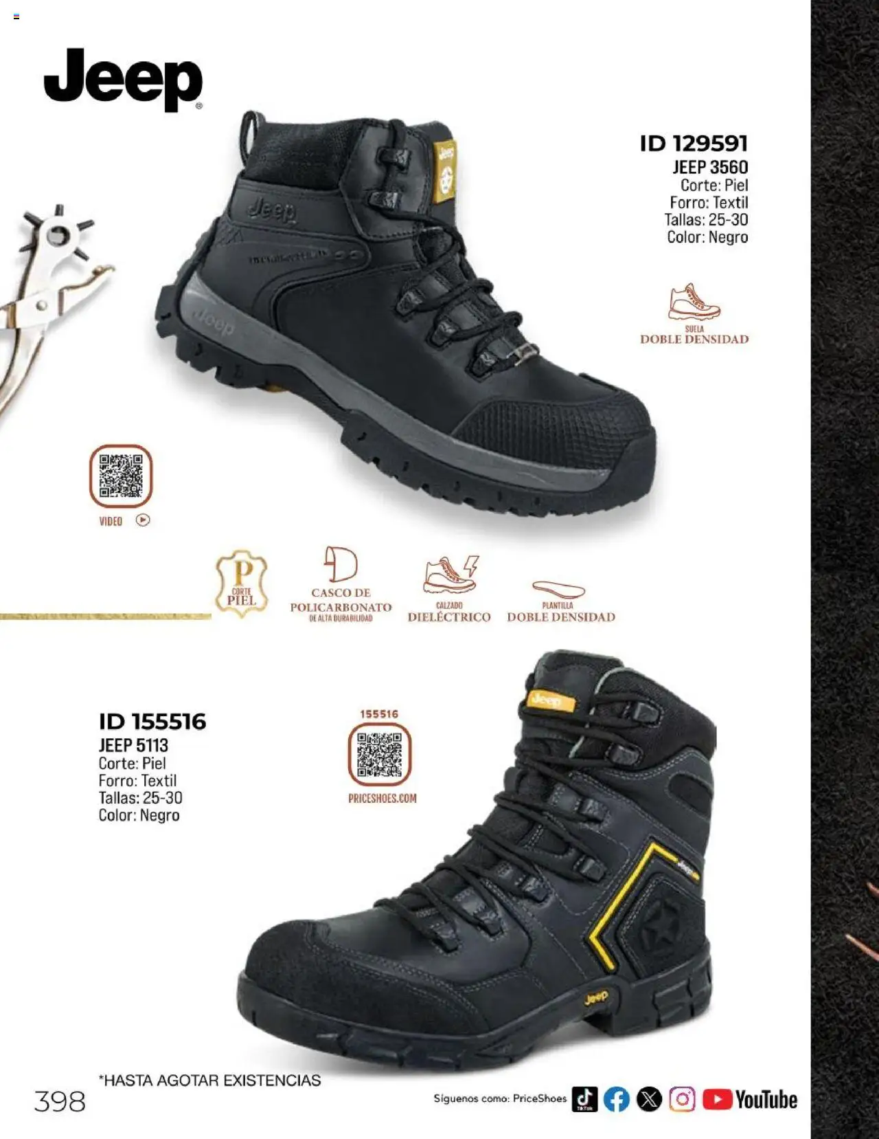 Nuevas ofertas de Price Shoes válidas en toda la República Mexicana desde el 05.05.2025. ¡Encuentra las mejores ofertas en Price Shoes catálogo Todo En 1 2025! | Página: 396 | Productos: Video