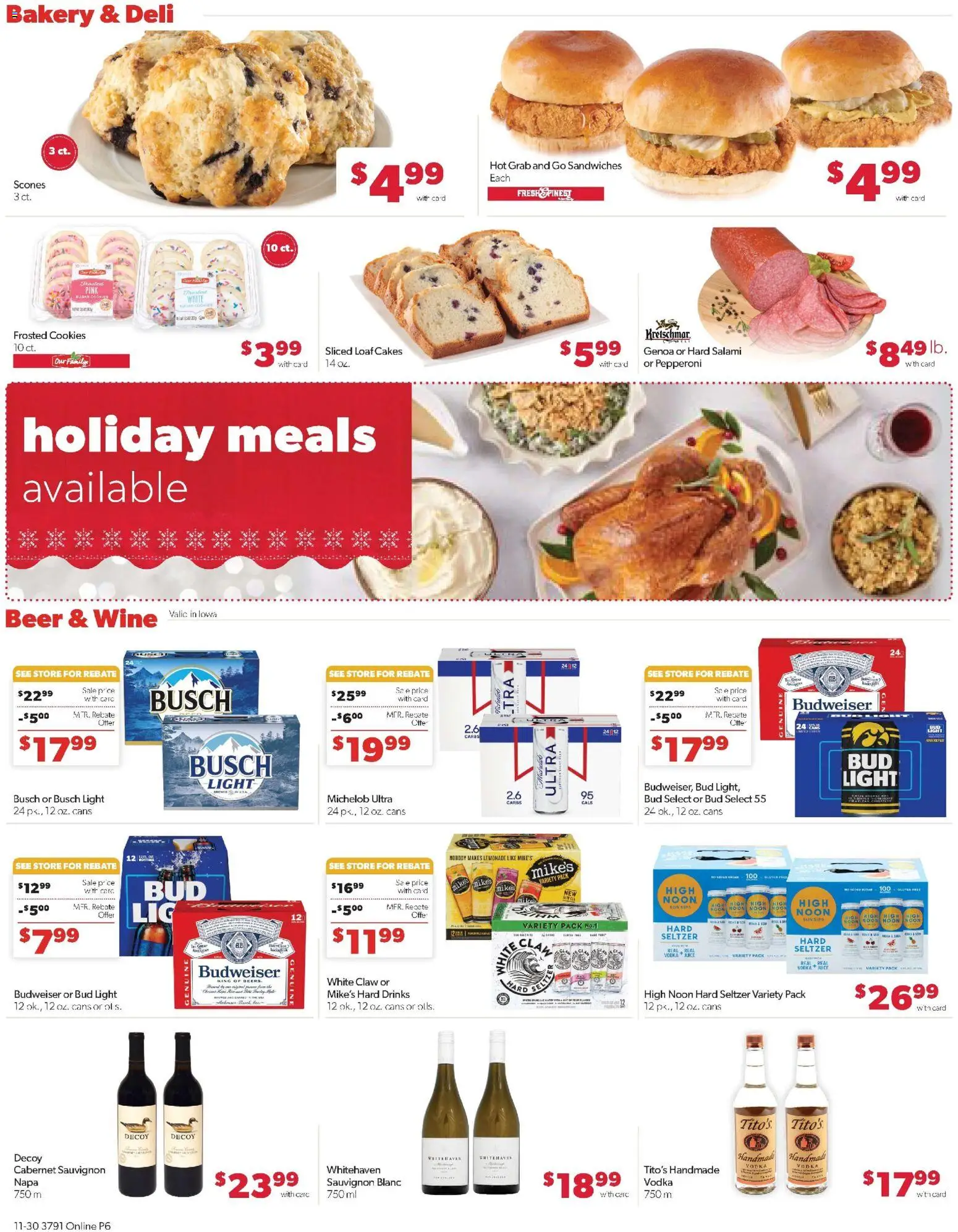 Family Fare Weekly Ad - IA - valid from 30.11.2025 | Page: 16 | Products: Bakery, Juice, Wine, Cookies