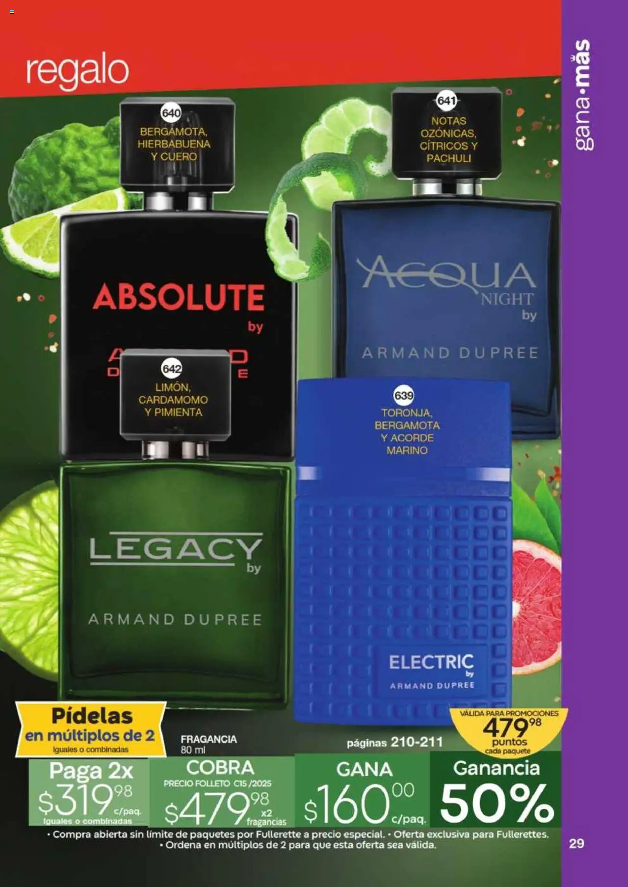 Nuevas ofertas de Fuller válidas en toda la República Mexicana desde el 29.10.2025. ¡Encuentra las mejores ofertas en Fuller - Revista Gana Más C15! | Página: 29 | Productos: Pimienta, Fragancia