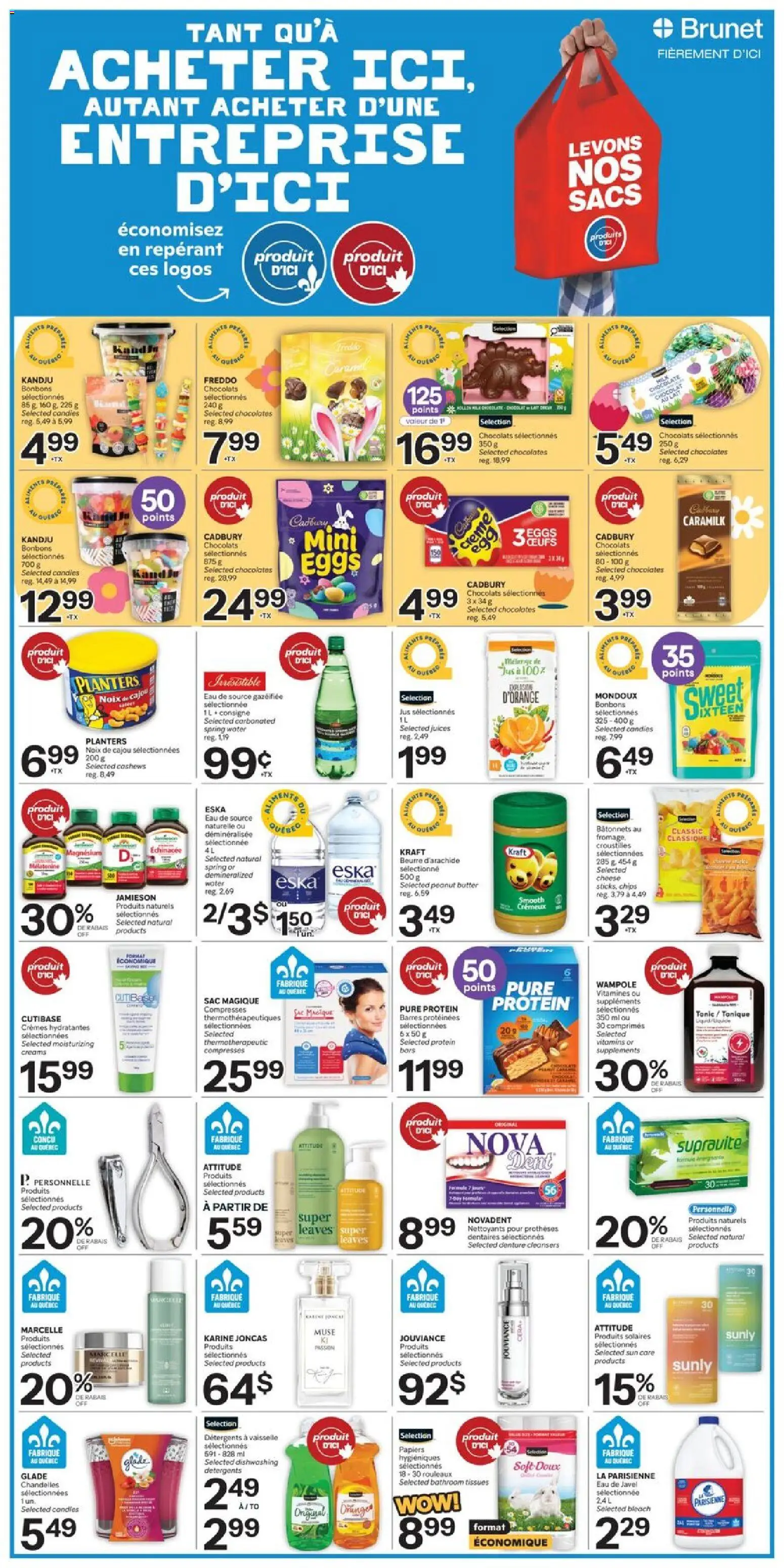 Brunet flyer valid from 26.03.2026 | Page: 9 | Products: Candies, Chips, Cheese, Eggs