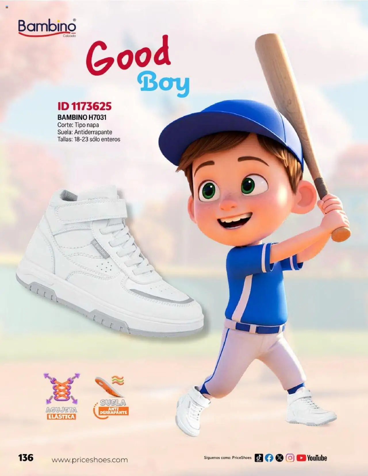 Nuevas ofertas de Price Shoes válidas en toda la República Mexicana desde el 23.04.2025. ¡Encuentra las mejores ofertas en Price Shoes catálogo Kids! | Página: 136