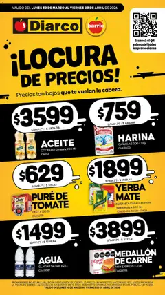 Vista previa Diarco - Especial Locura De Precios válido desde el 30.03.2026