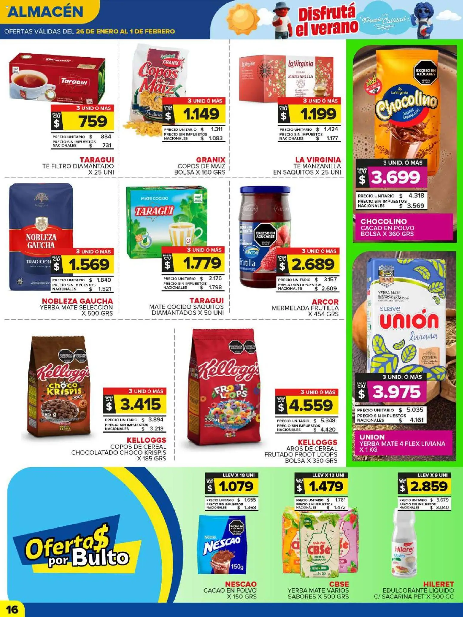 Carrefour Maxi catálogo │ válido desde el 26.01.2026 | Página: 16 | Productos: Copos, Aros, Polvo, Maiz