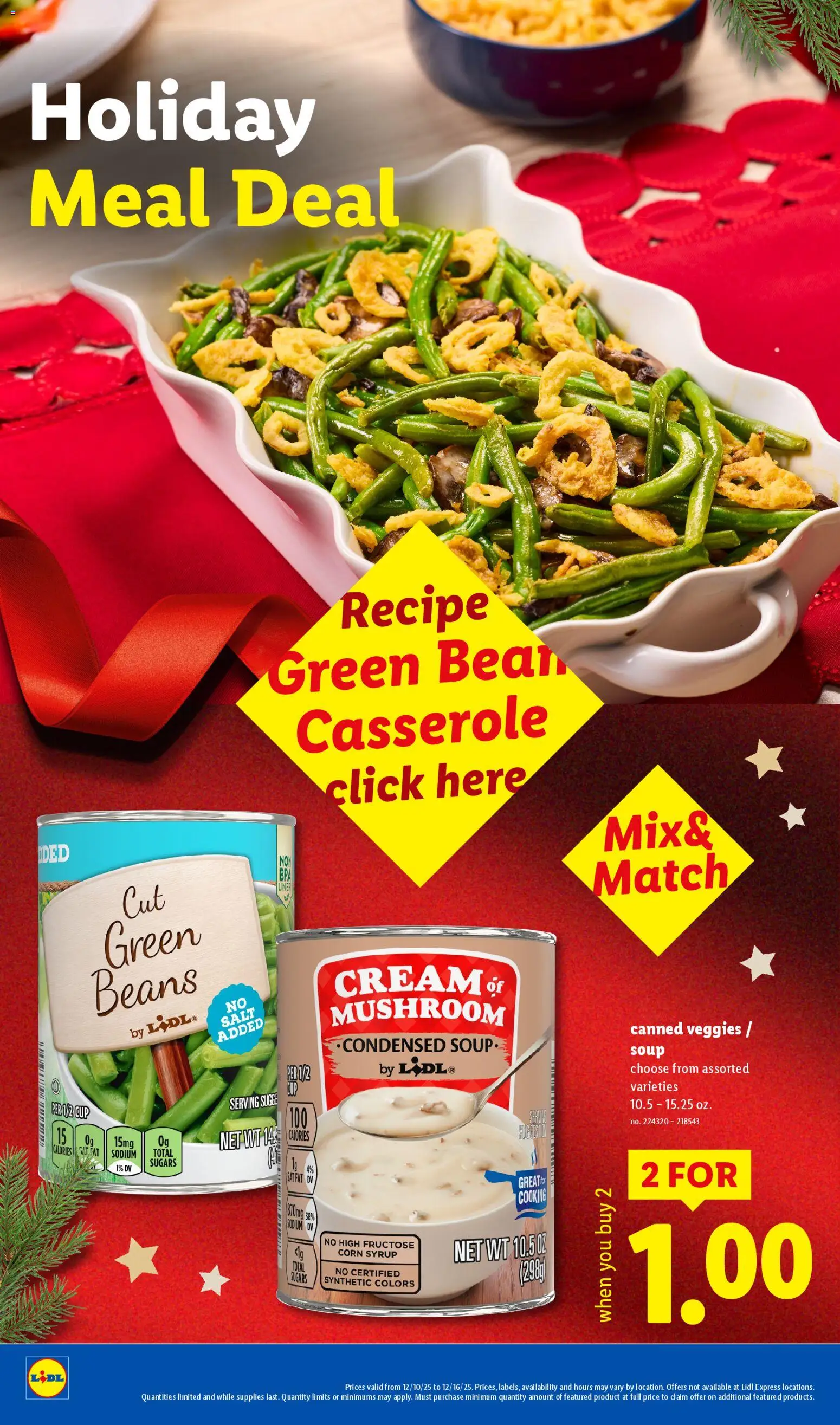 Lidl Weekly Ad - valid from 10.12.2025 | Page: 6 | Products: Corn, Cream, Salt