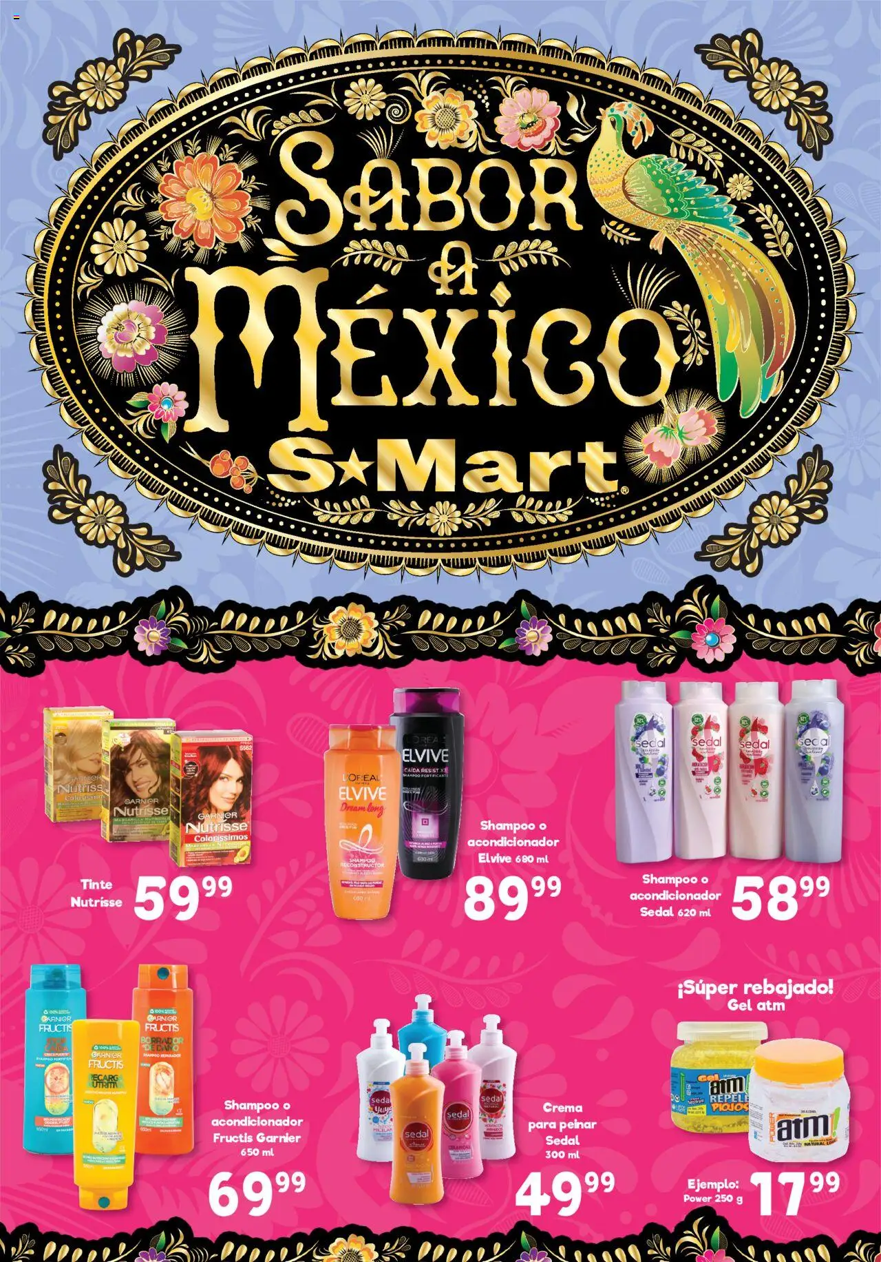 Nuevas ofertas de S-Mart válidas en toda la República Mexicana desde el 12.08.2025. ¡Encuentra las mejores ofertas en S-Mart - Folleto de Feria - Juarez! | Página: 2 | Productos: Crema, Acondicionador
