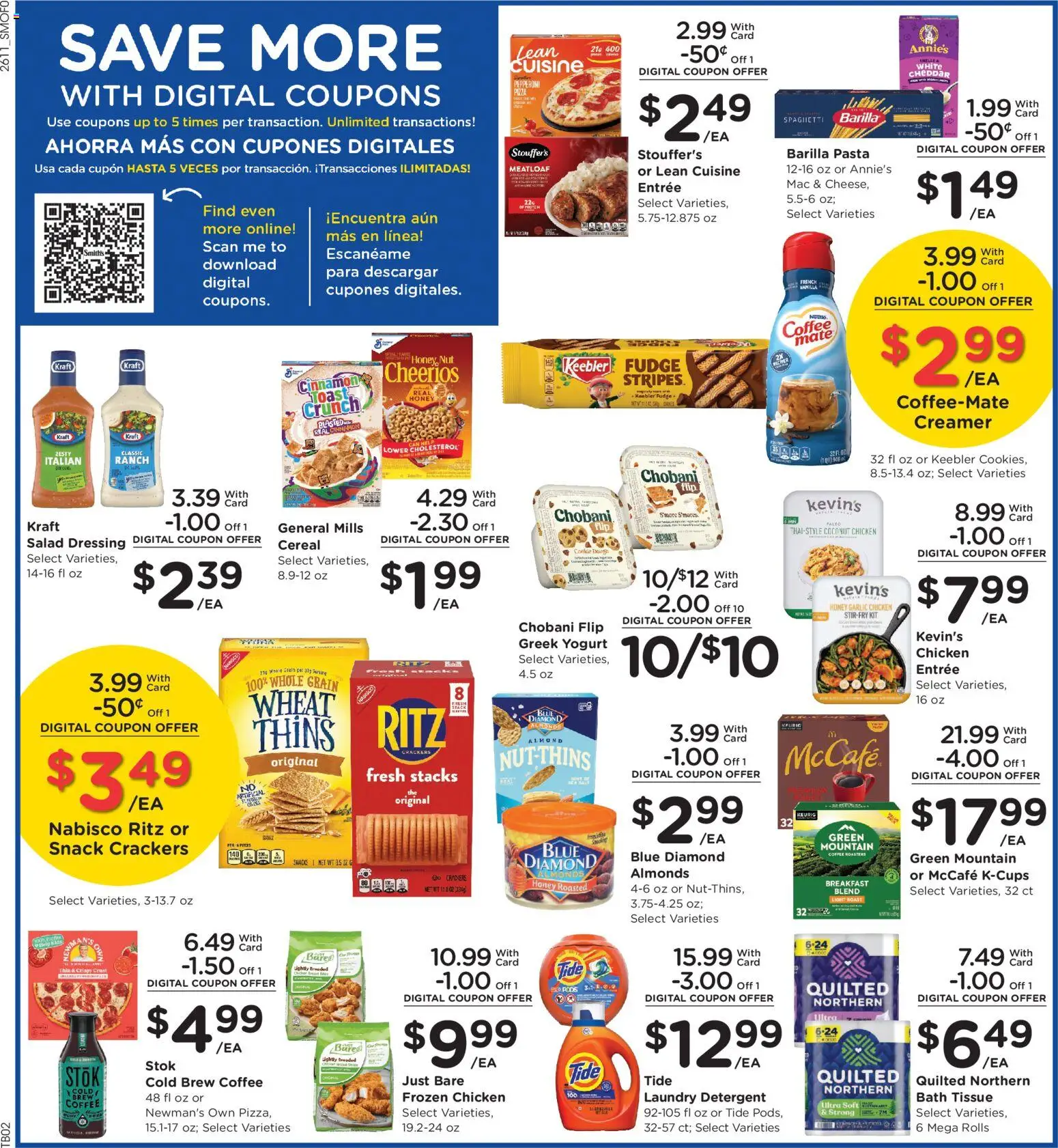 Smith's Weekly Ad - NM - valid from 15.04.2026 | Page: 4 | Products: Yogurt, Coffee, Detergent, Garlic