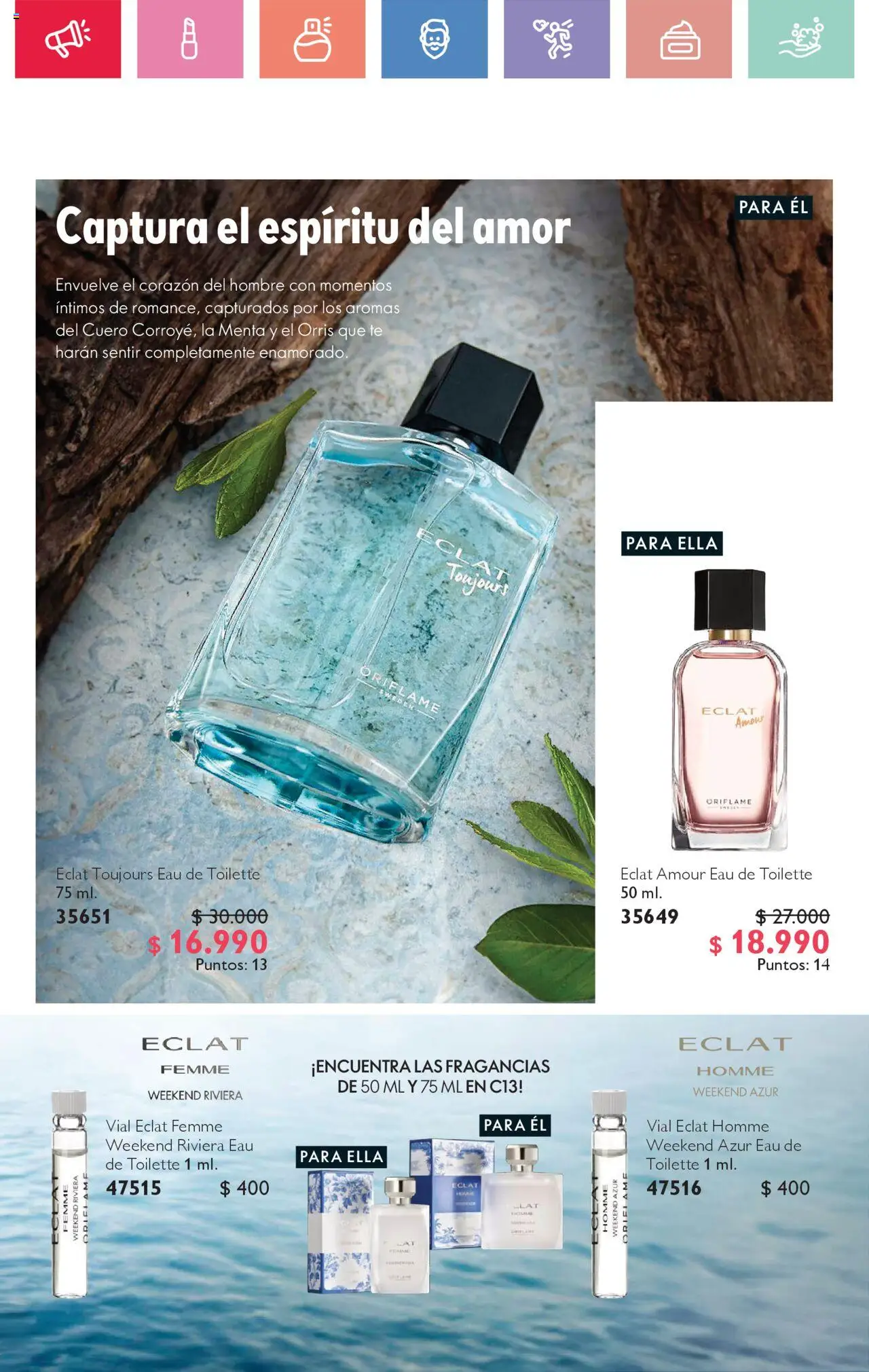 Oriflame catálogo │ válido desde el 23.08.2025 | Página: 64 | Productos: Eau de toilette, Té