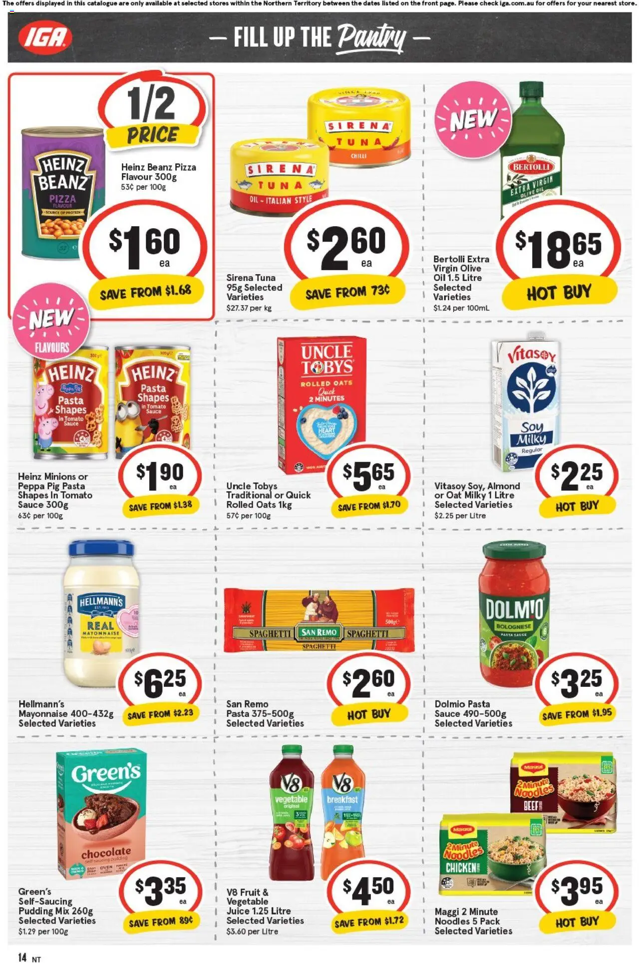 IGA catalogue - valid from 22.10.2025 | Page: 10 | Products: Chicken, Noodles, Mayonnaise, Tuna