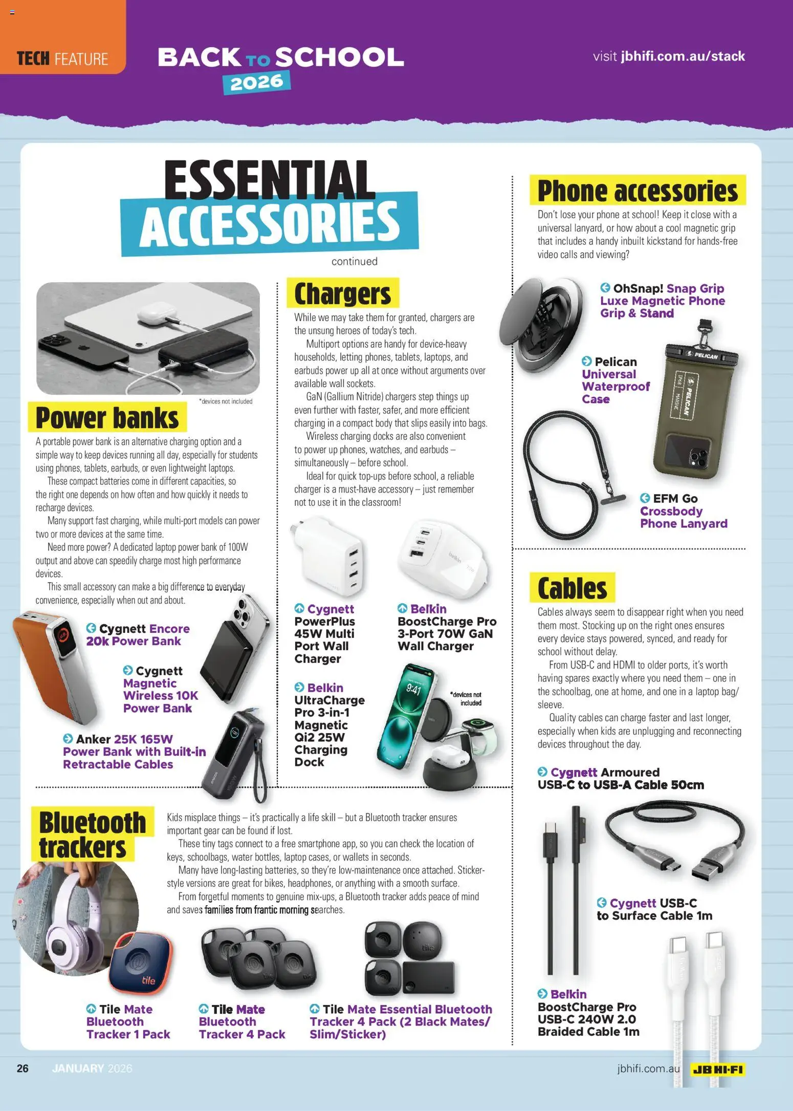 JB Hi-Fi catalogue - valid from 01.01.2026 | Page: 72 | Products: Water, Accessories, Cable, Case