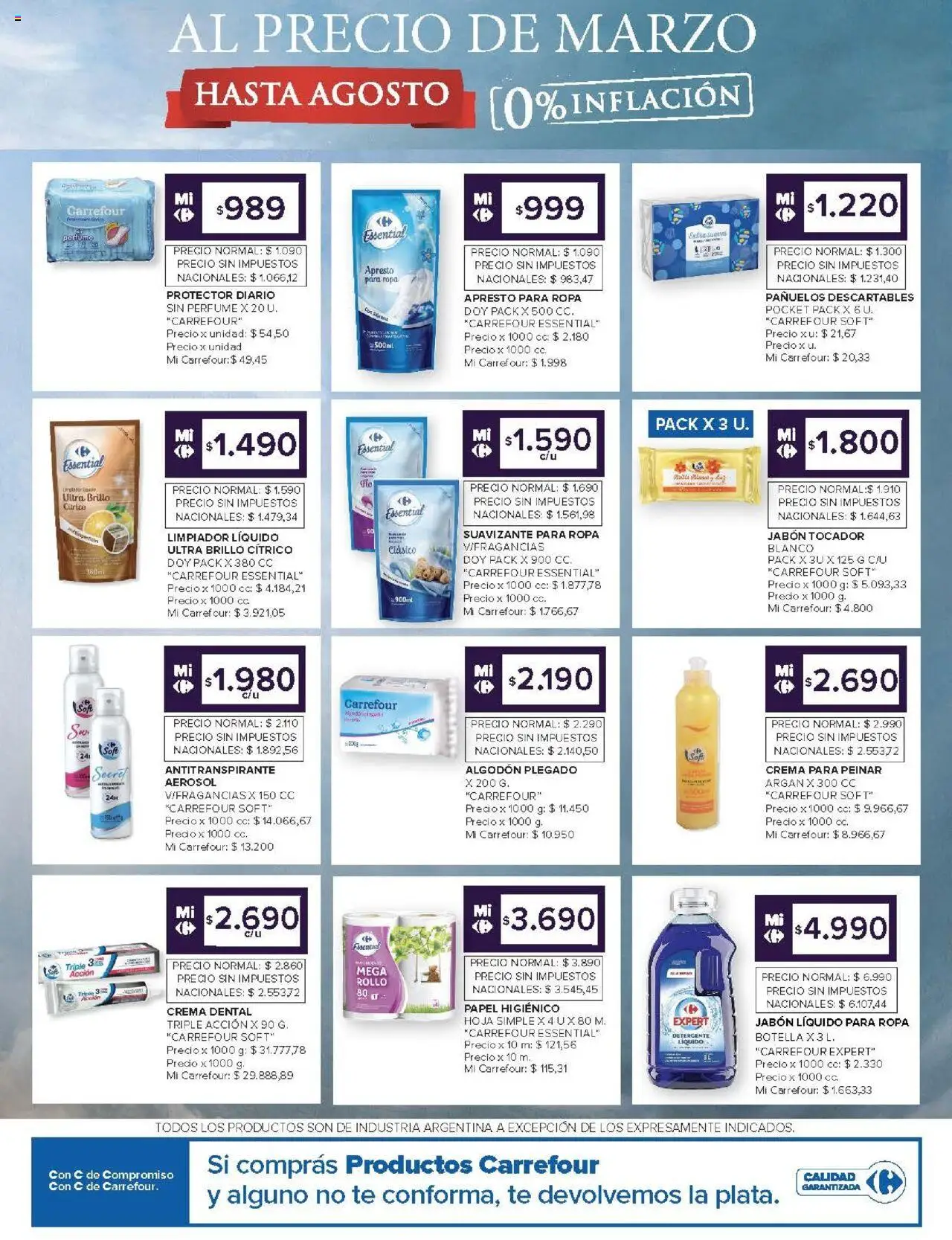 Carrefour Market catálogo - Córdoba │ válido desde el 10.06.2025 | Página: 10 | Productos: Jabón, Detergente, Ropa, Suavizante