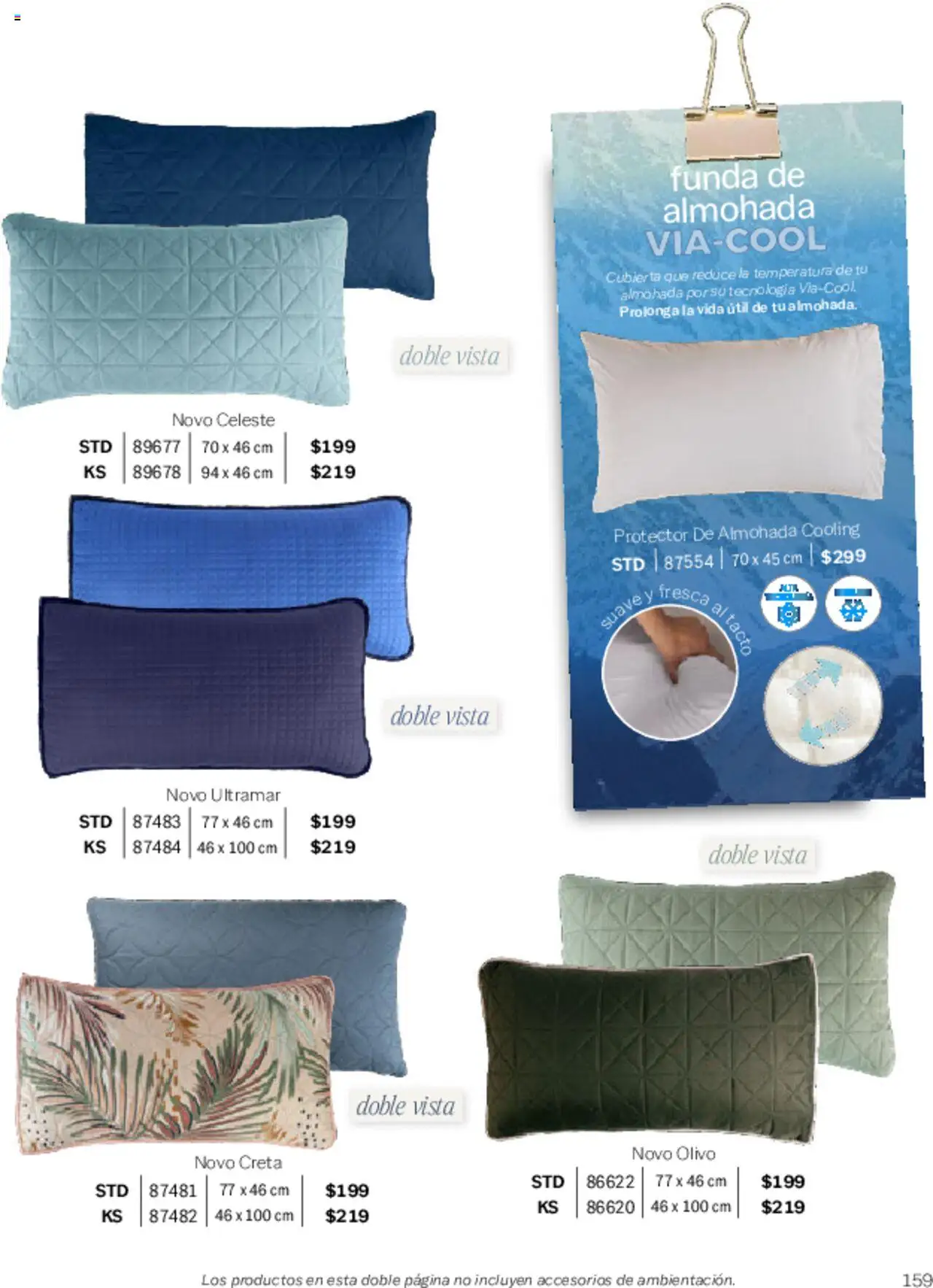 Nuevas ofertas de Vianney válidas en toda la República Mexicana desde el 07.03.2025. ¡Encuentra las mejores ofertas en Vianney catálogo Primavera! | Página: 161 | Productos: Funda, Funda de almohada, Almohada