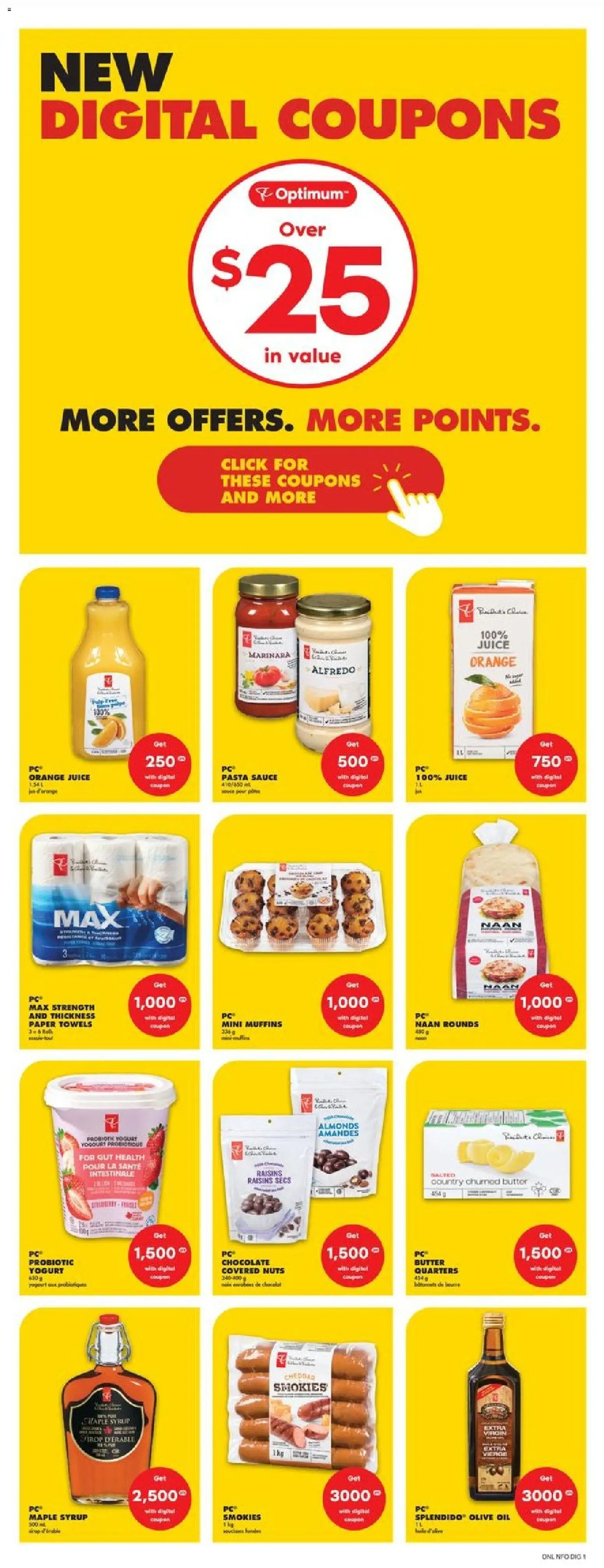 No Frills flyer valid from 22.01.2026 | Page: 6 | Products: Nuts, PC, Oil, Juice