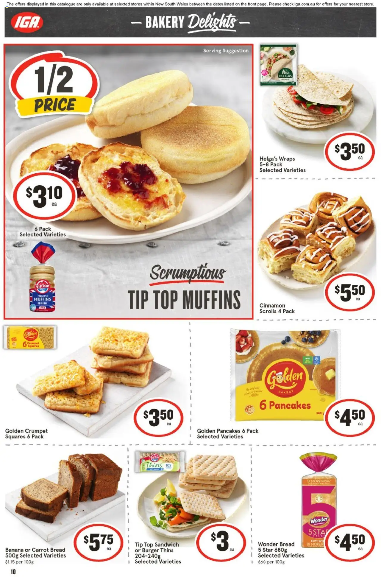 IGA catalogue - valid from 03.09.2025 | Page: 10 | Products: Bacon, Cheese, Pasta, Cream