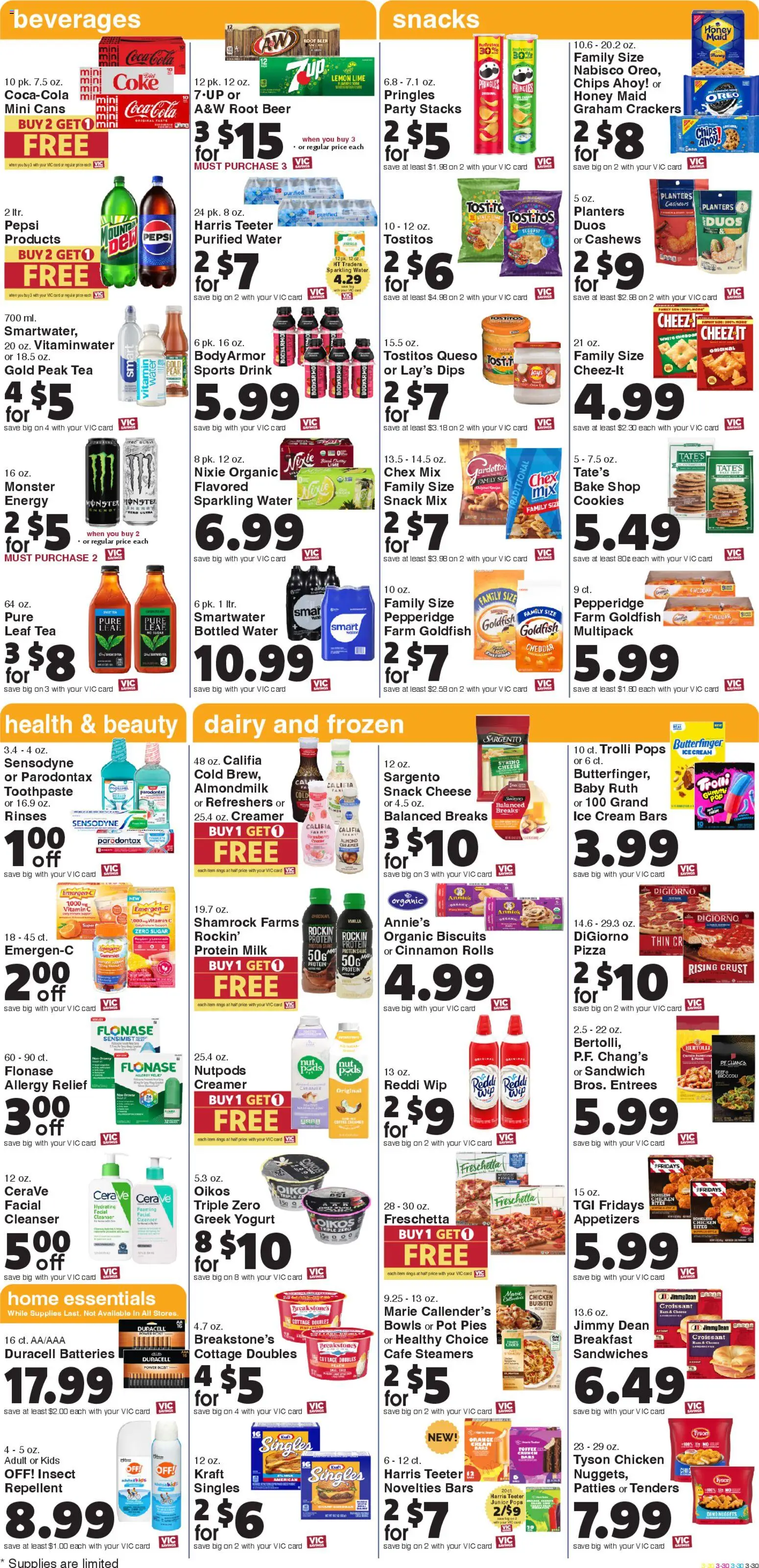 Harris Teeter Weekly Ad - NC - valid from 15.04.2026 | Page: 6 | Products: Cookies, Water, Lemon, Lime