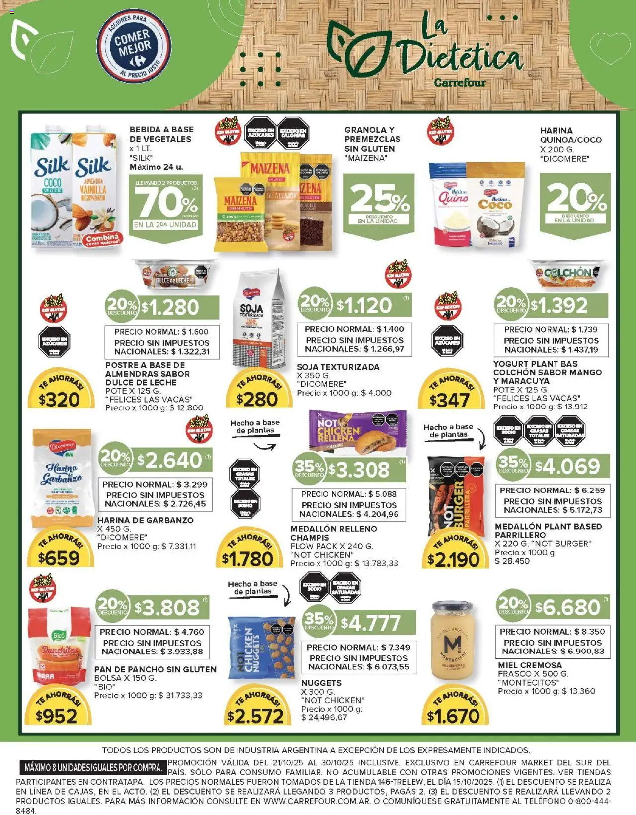 Carrefour - Ofertas Carrefour | 21 al 30 Octubre - 877a82af-aec3-47b2-a5ca-060b2cfa1f47 │ válido desde el 21.10.2025 | Página: 45 | Productos: Colchón, Frasco, Mango, Leche