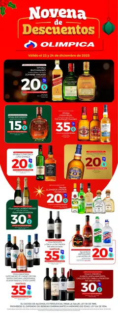 Olímpica - Ofertas de licores para navidad -  Vista previa de la revista de la tienda Olímpica valido desde el 23.12.2025