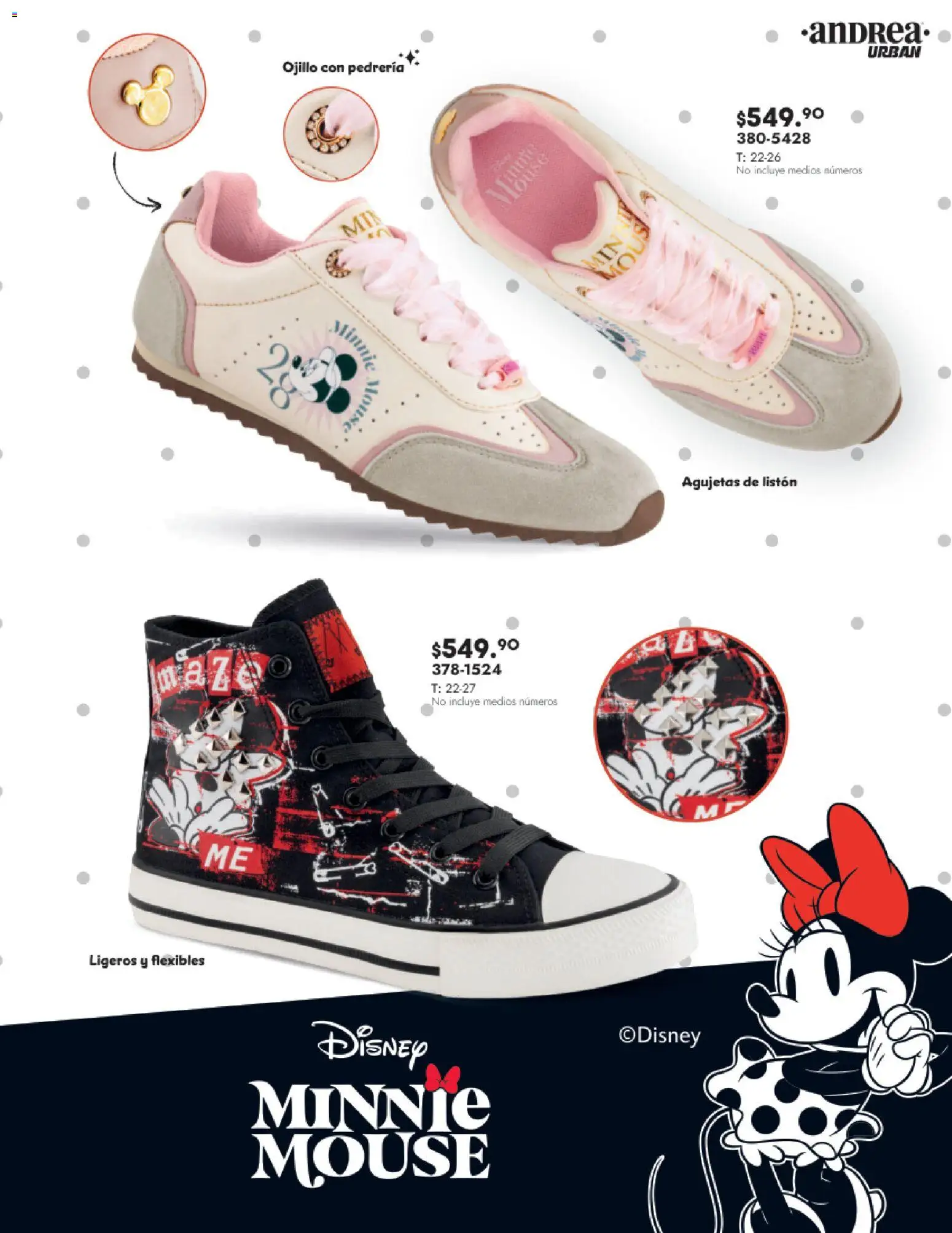 Nuevas ofertas de Andrea válidas en toda la República Mexicana desde el 24.08.2025. ¡Encuentra las mejores ofertas en Andrea - Catálogo Calzado Dama! | Página: 283 | Productos: Blusa, Collar, Aretes, Falda