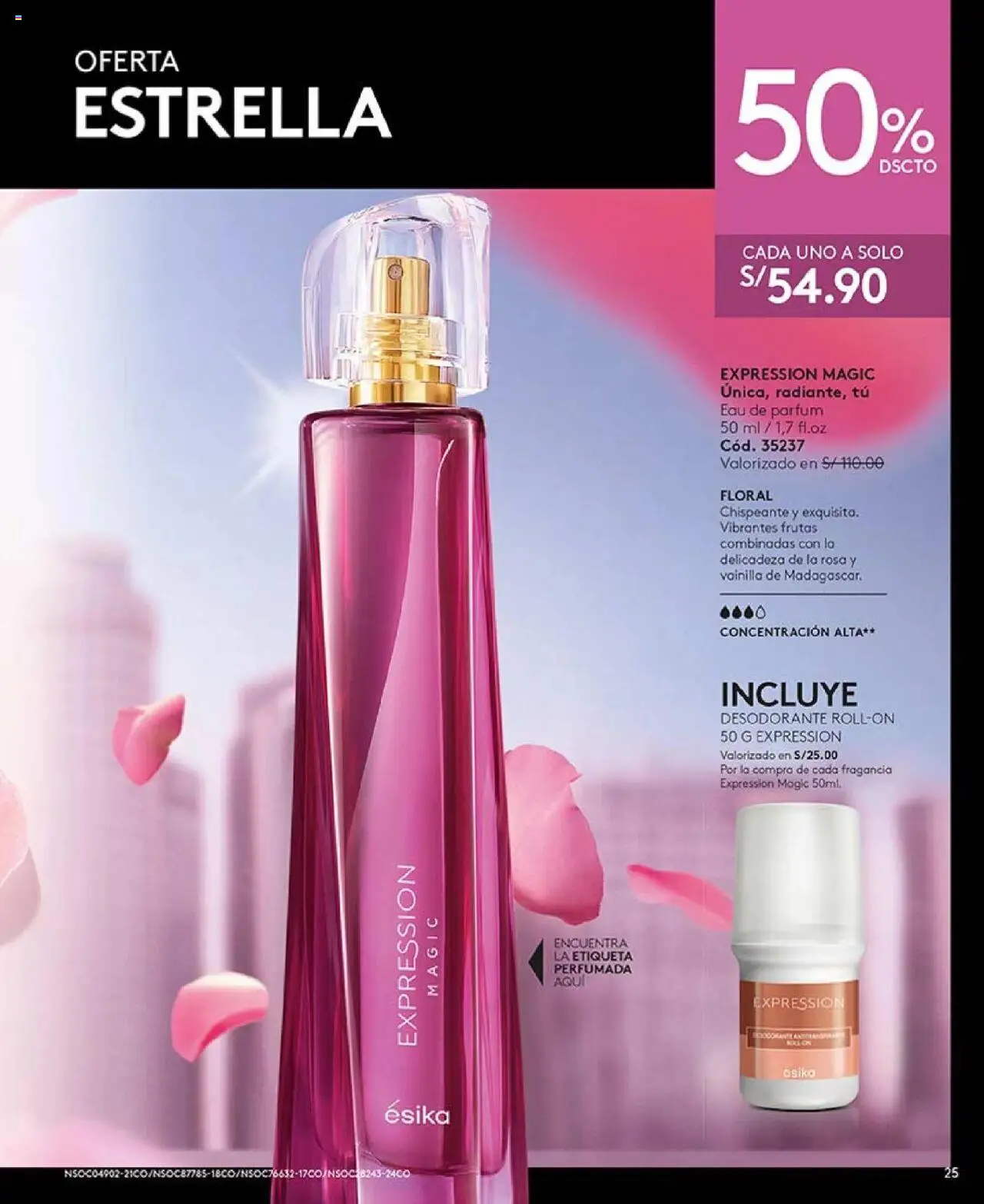 Catálogo Ésika válido desde 29.07.2025 | Página: 25 | Productos: Desodorante, Fragancia